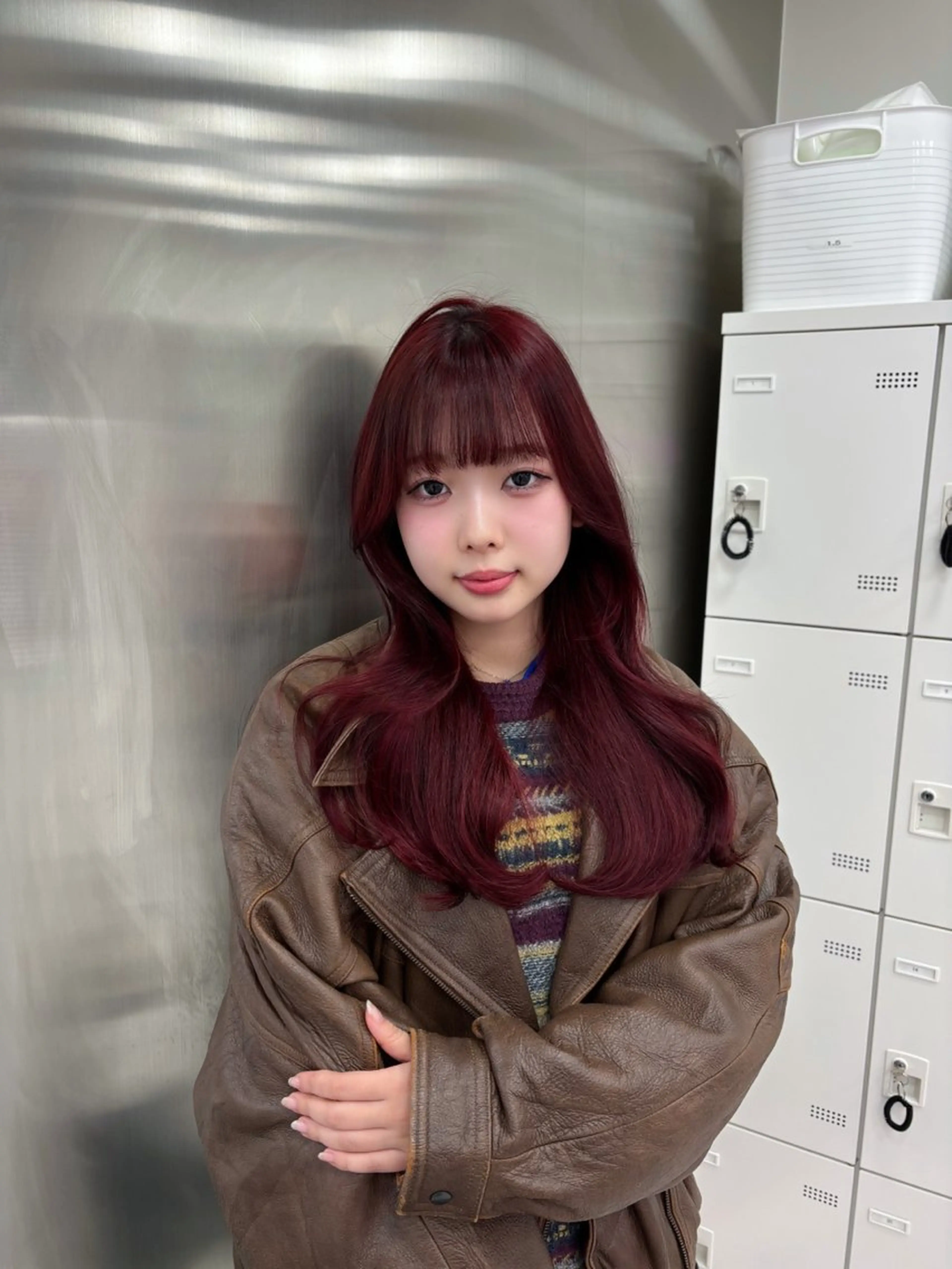 ロング カラー ヘアカラー トリートメント ヘッドスパ ヘアセット 表参道ハッシュカット レイヤー/リノンのヘアスタイル