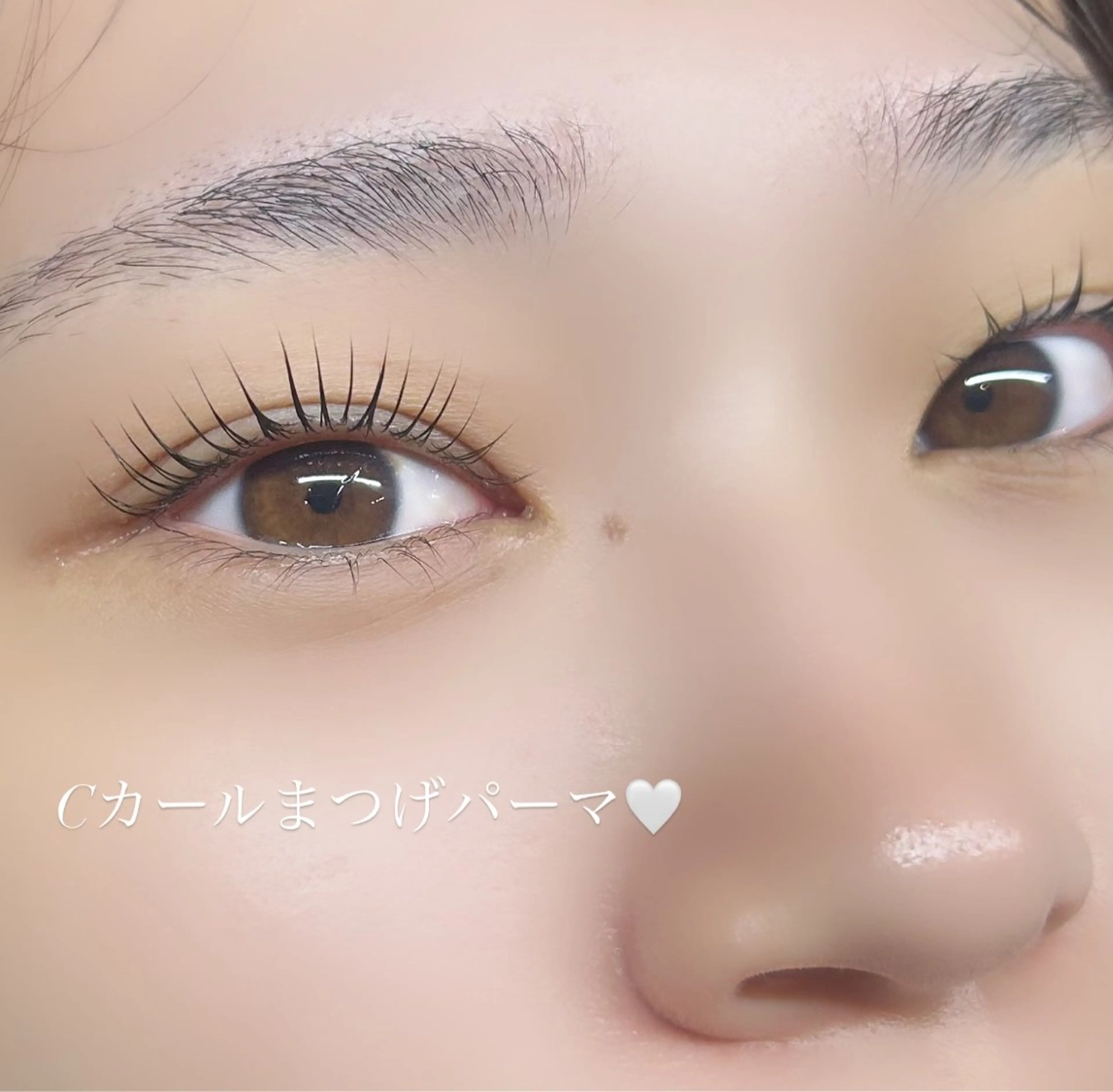 マツエク・マツパ Cカール まつげパーマ マツパ ら ら🤍のマツエク・マツパデザイン