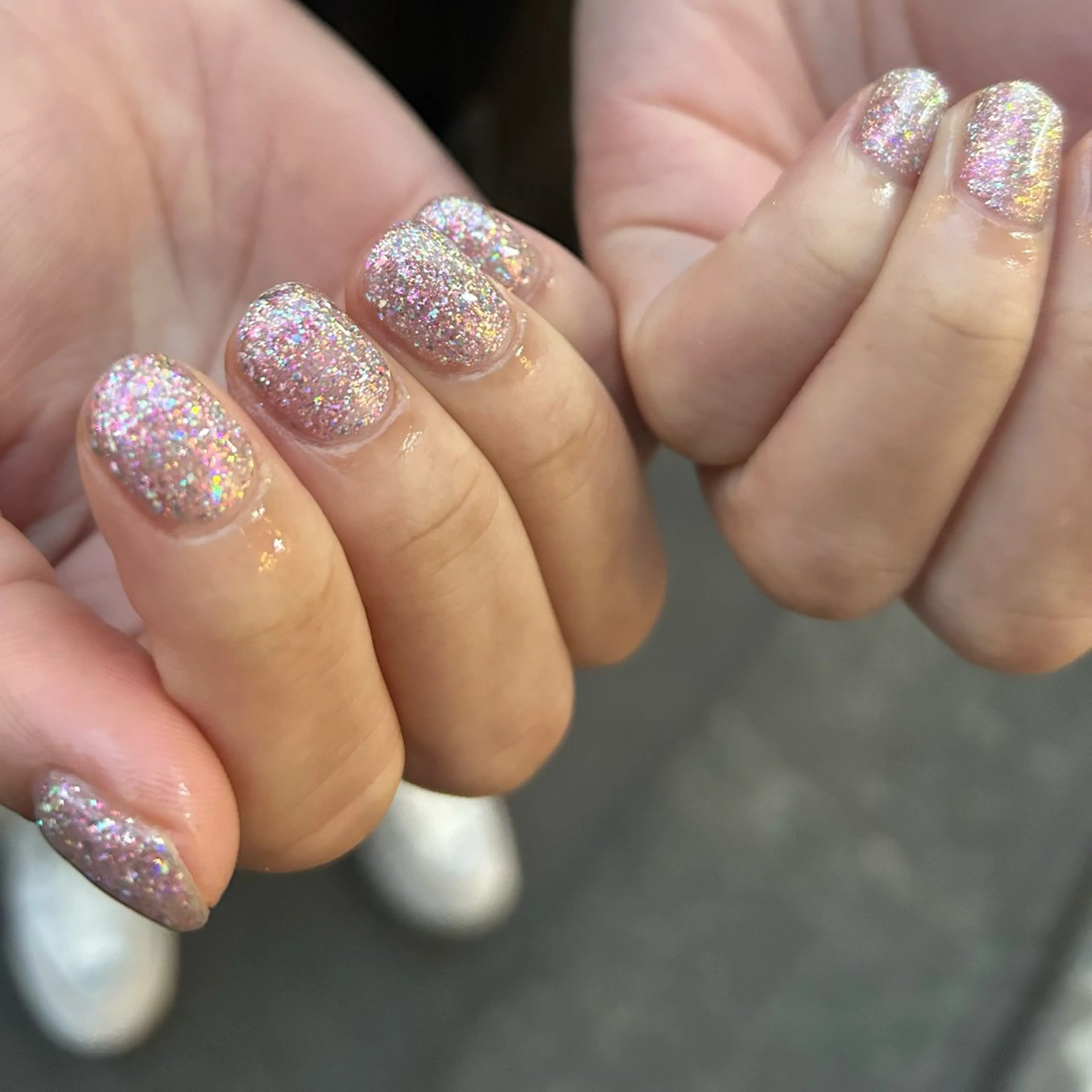 ネイル ラメ(グリッター) ワンカラーネイル Yumi 広尾|恵比寿ネイルのネイルデザイン