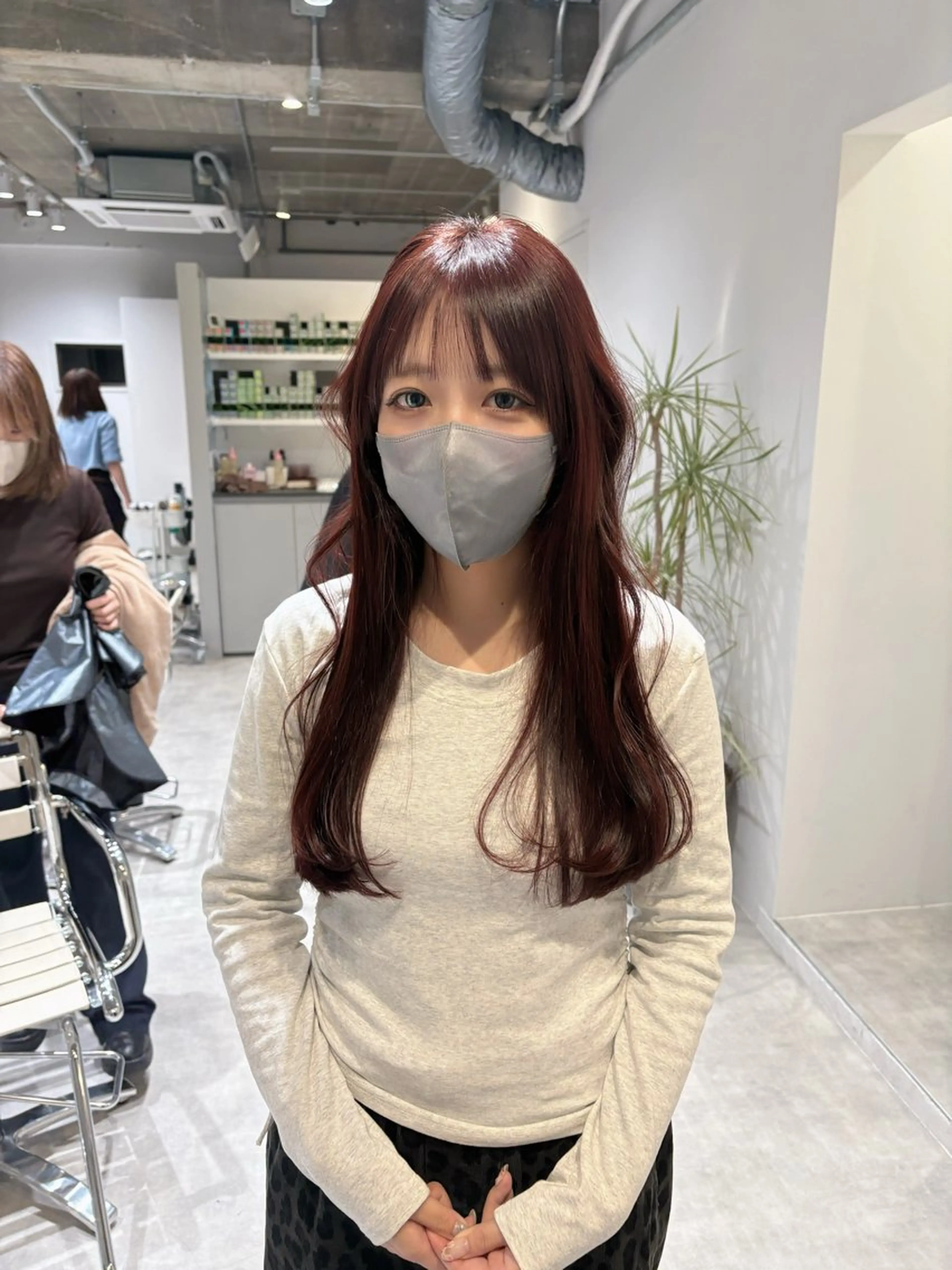 ロング カット ヘアカラー トリートメント レイヤーカット ✨️奥田良太✨️のヘアスタイル