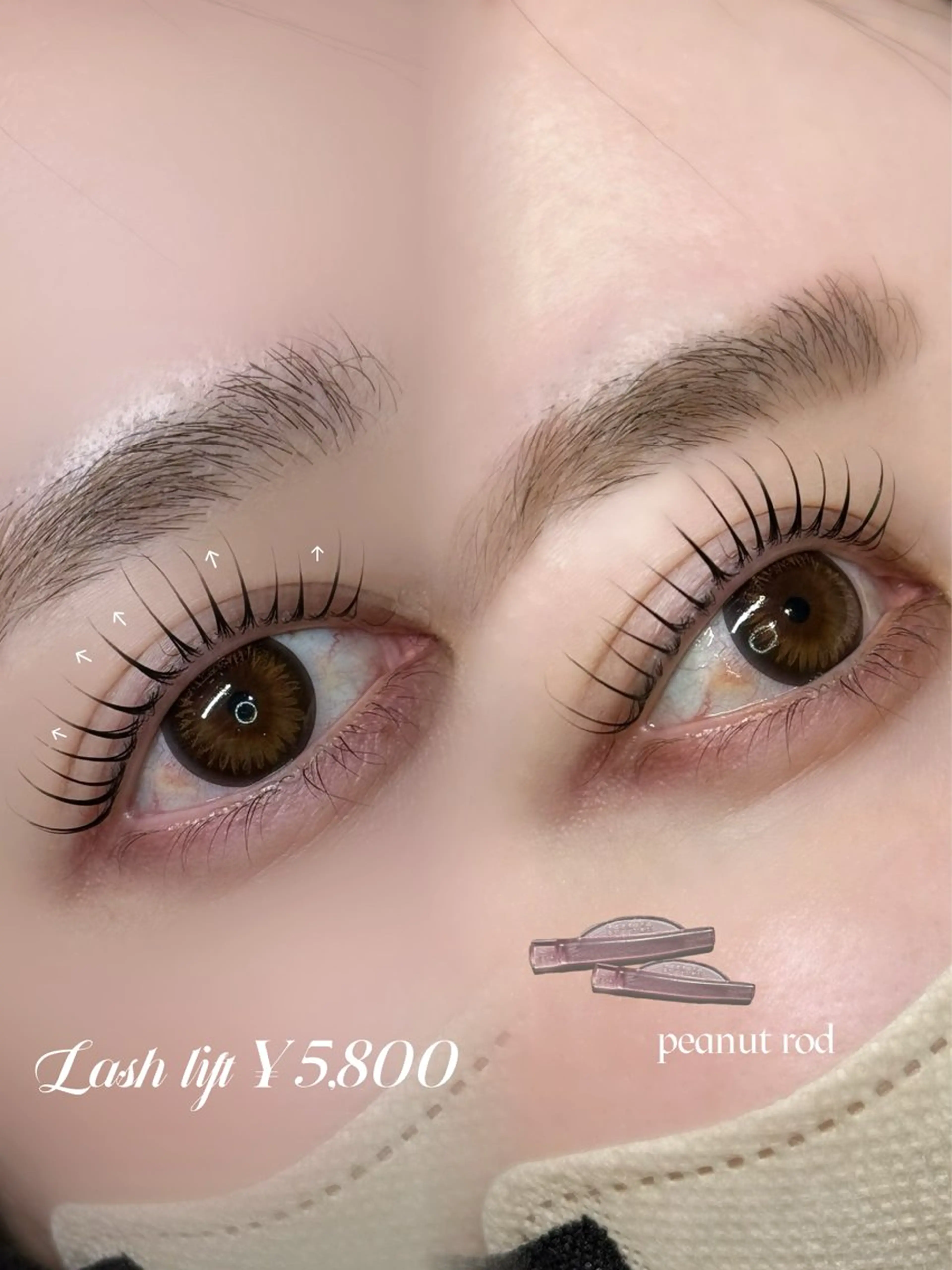 マツエク・マツパ 一重×まつ毛パーマ マツパ sol nanamiのマツエク・マツパデザイン