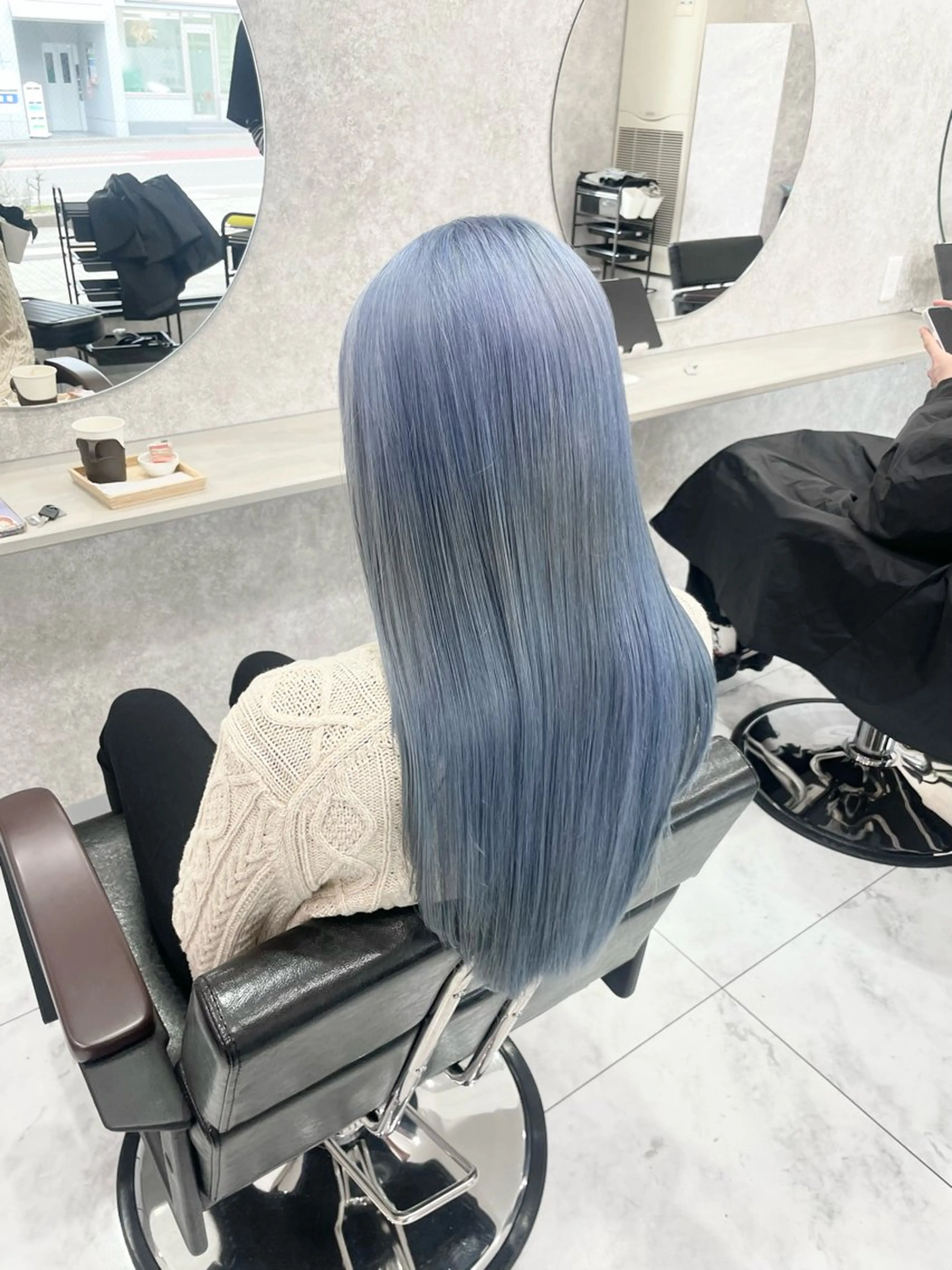 ロング 🦋ハイトーン🦋 石山 希理🦋のヘアスタイル