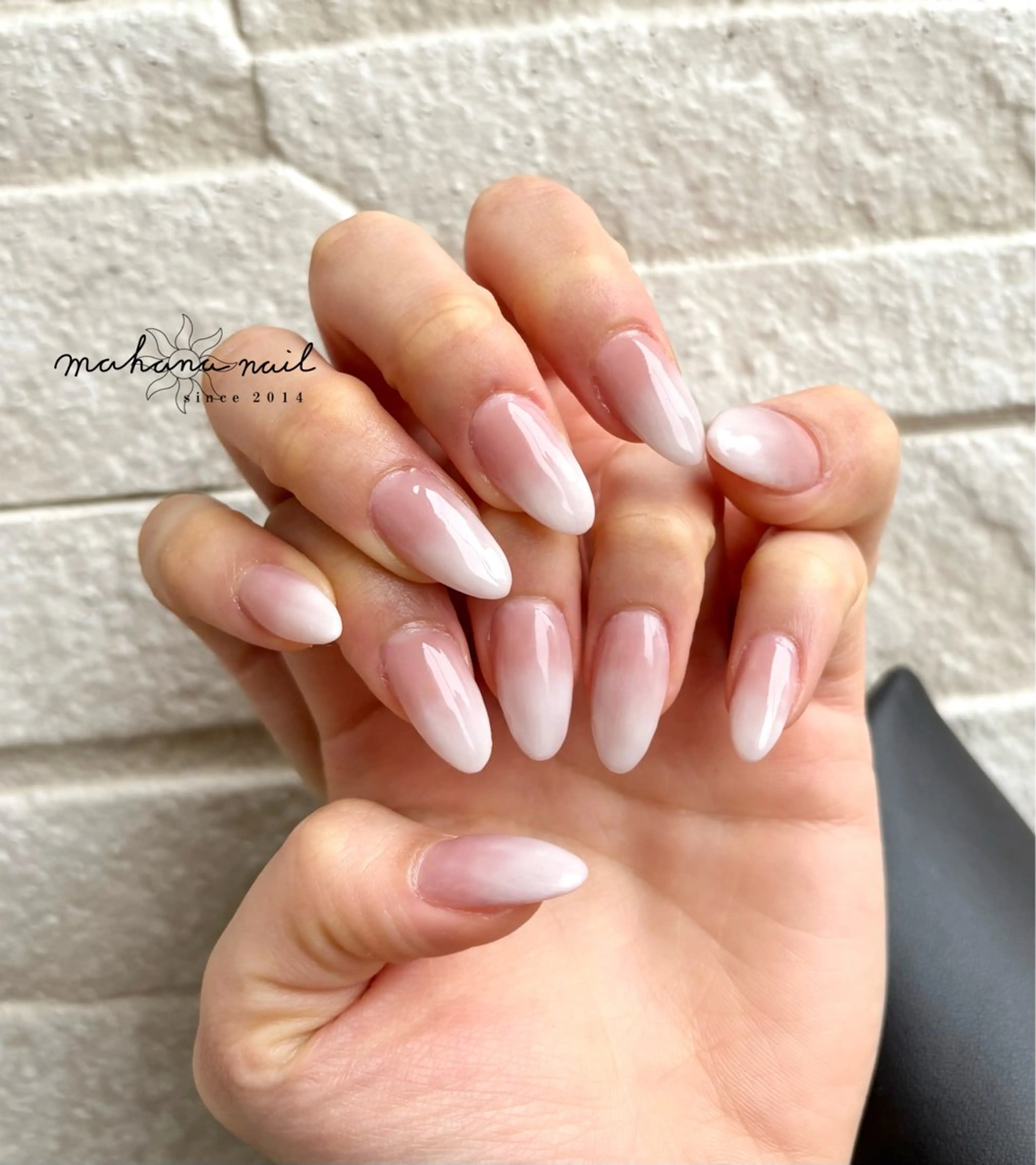 ネイル 長さ出し ハンドネイル mahana nailのネイルデザイン