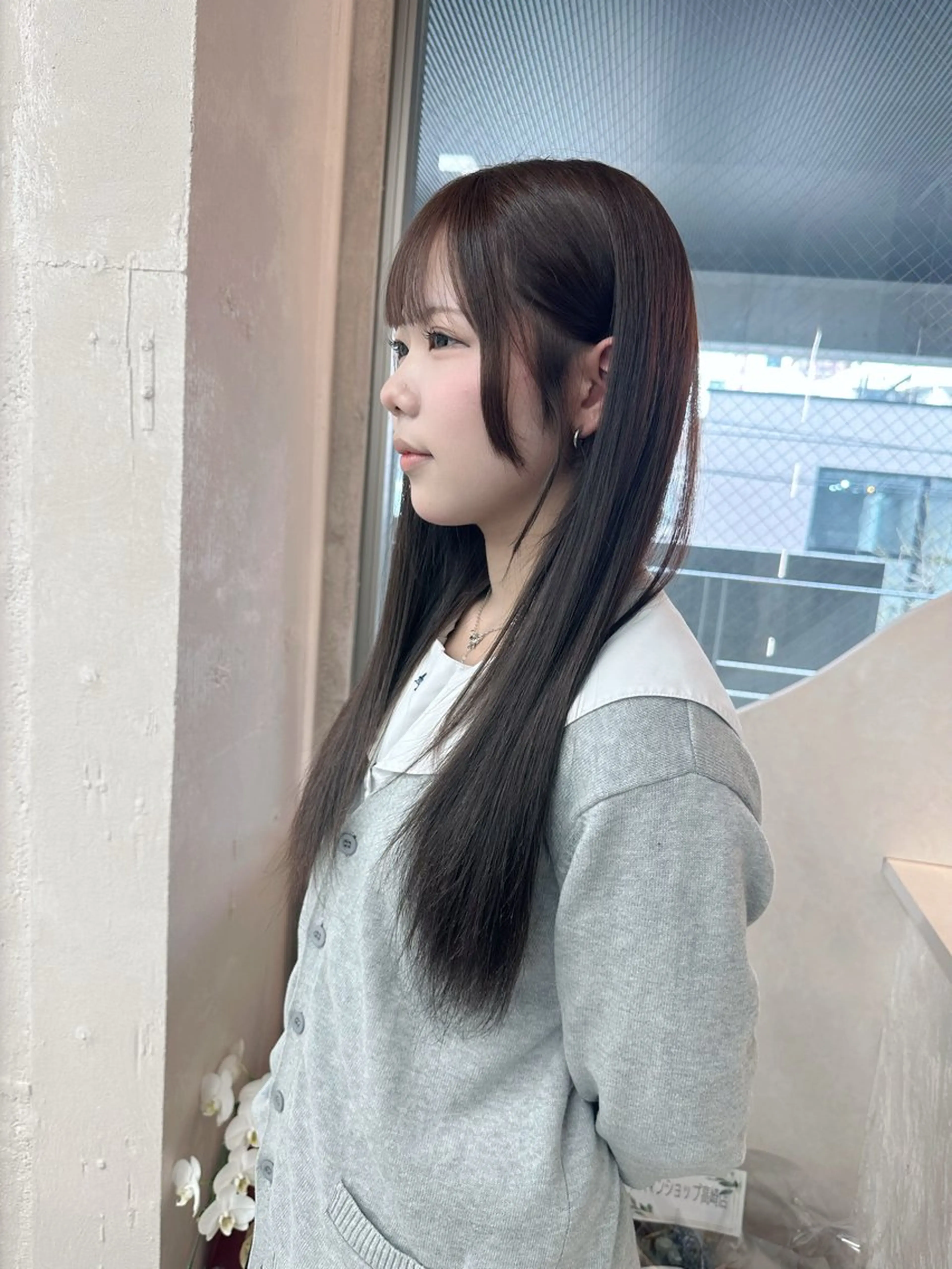 【minimo限定価格】ロング料金0￥ダブルカラー＋ケアカラー＋つるりんちょトリートメントの写真