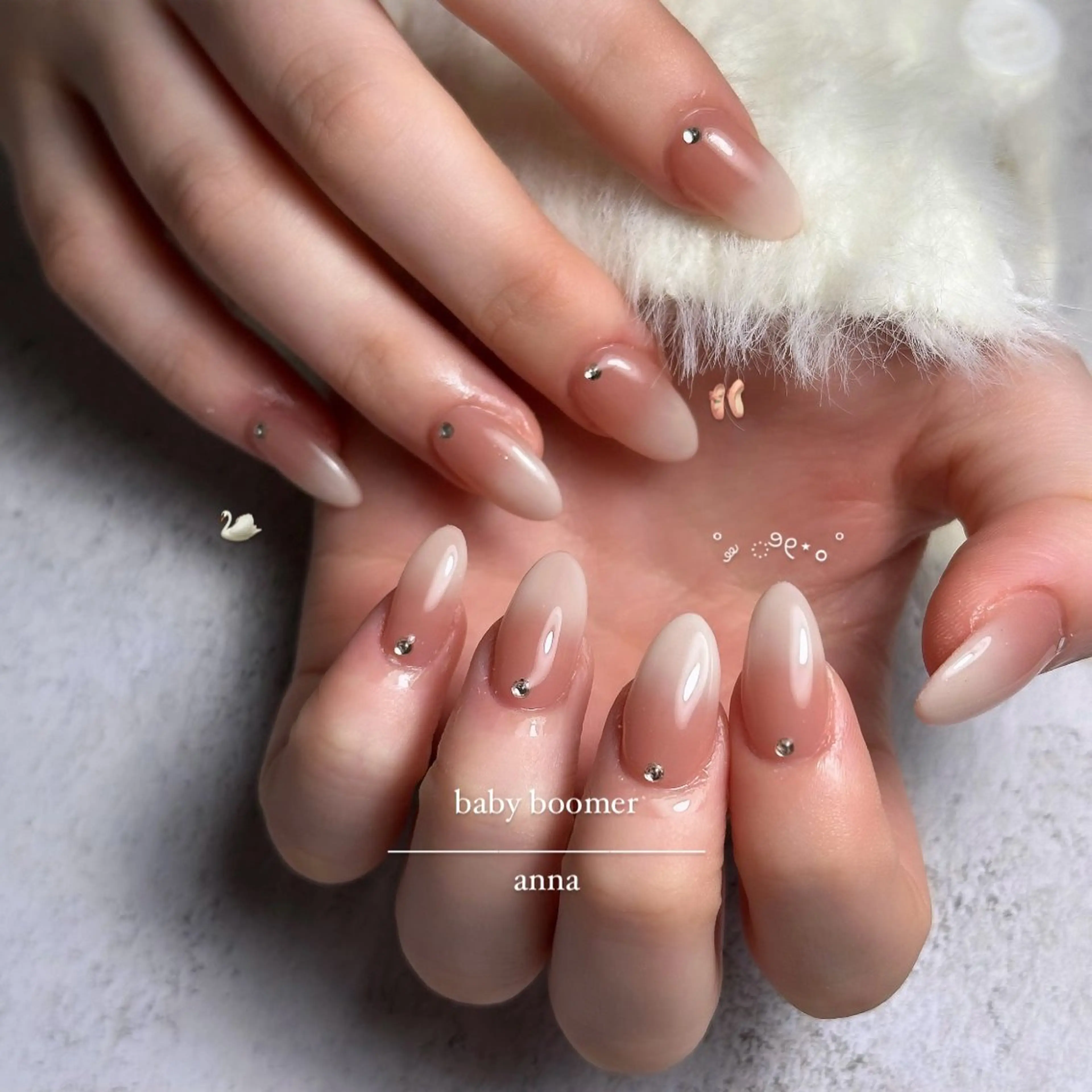 ネイル ハンドネイル GRANDE OSU Anna 🧸💛のネイルデザイン