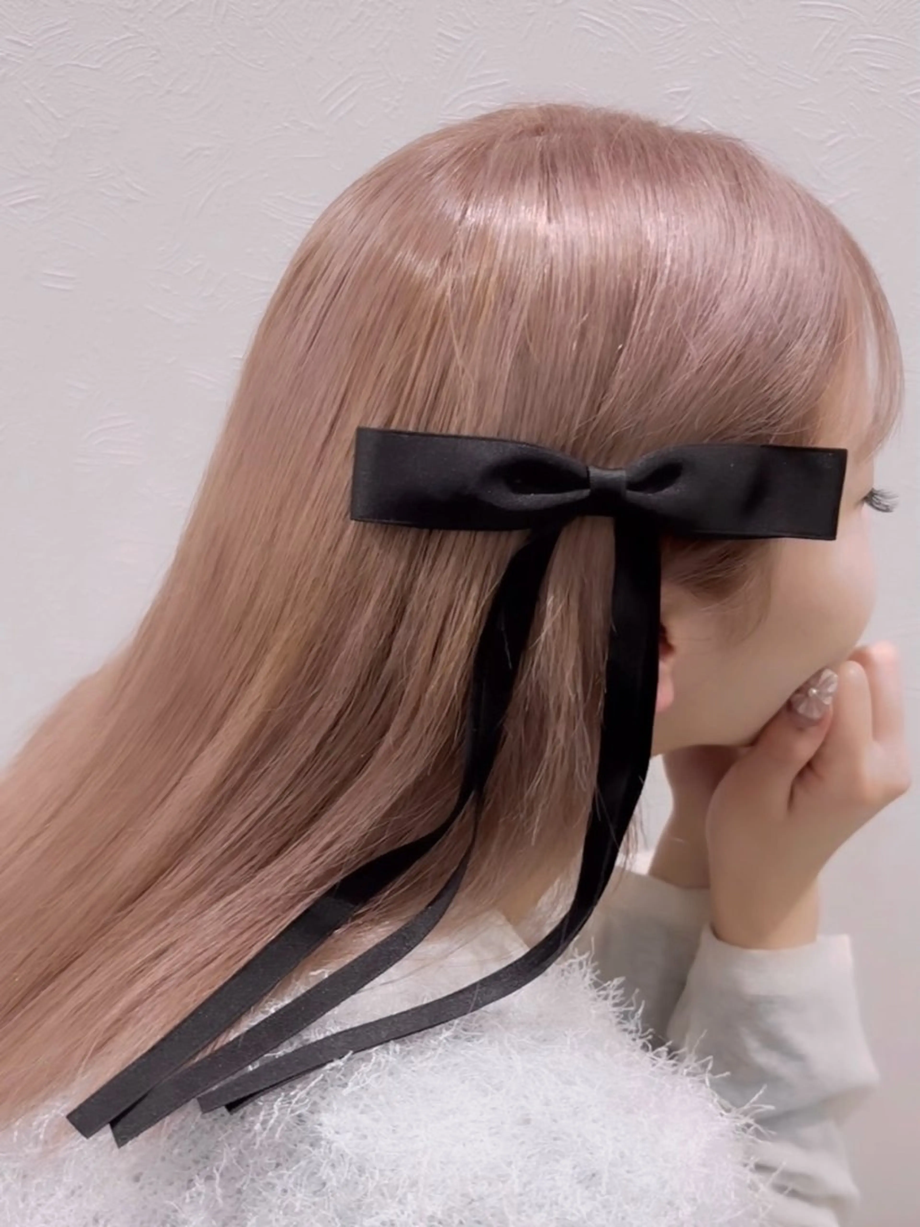 ミディアム カラー ヘアカラー 中嶋心渚⌇透明感 カラー️🩵🎀‪のヘアスタイル