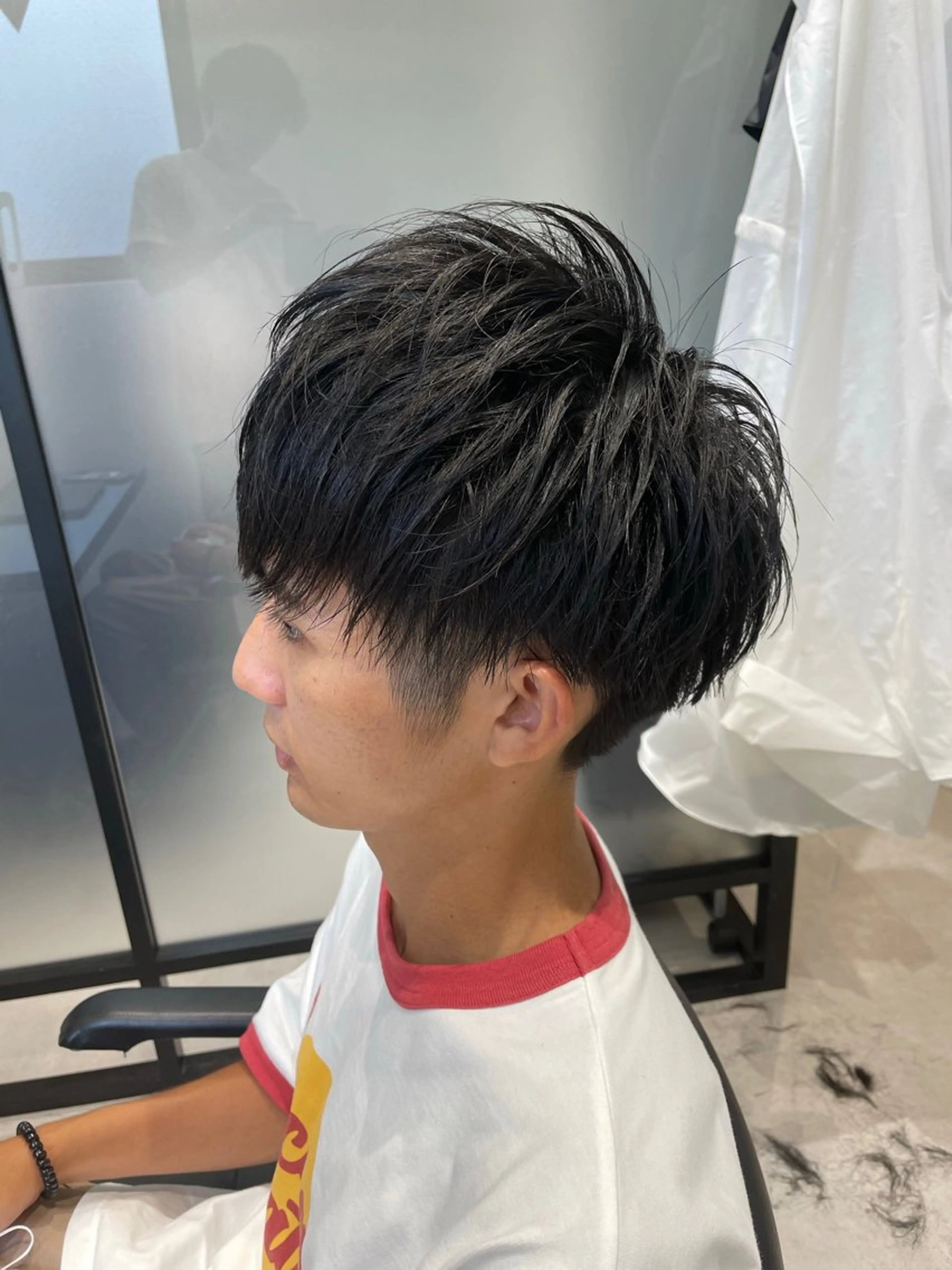 ショート メンズ カット ヘアセット メンズ特化 パーマ/オザワのヘアスタイル