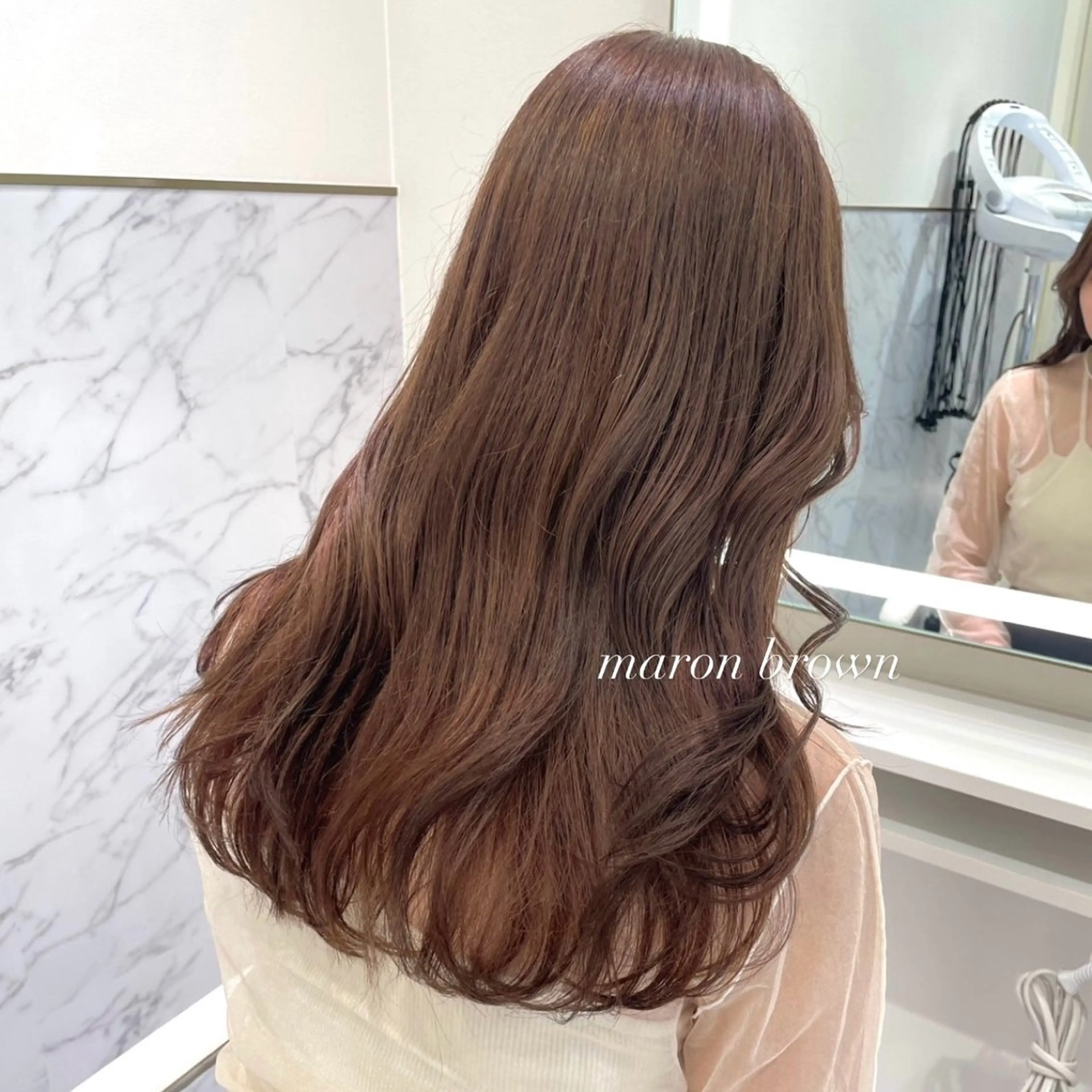 ロング ヘアカラー Parve Mix / 根本 梨湖🫧のヘアスタイル