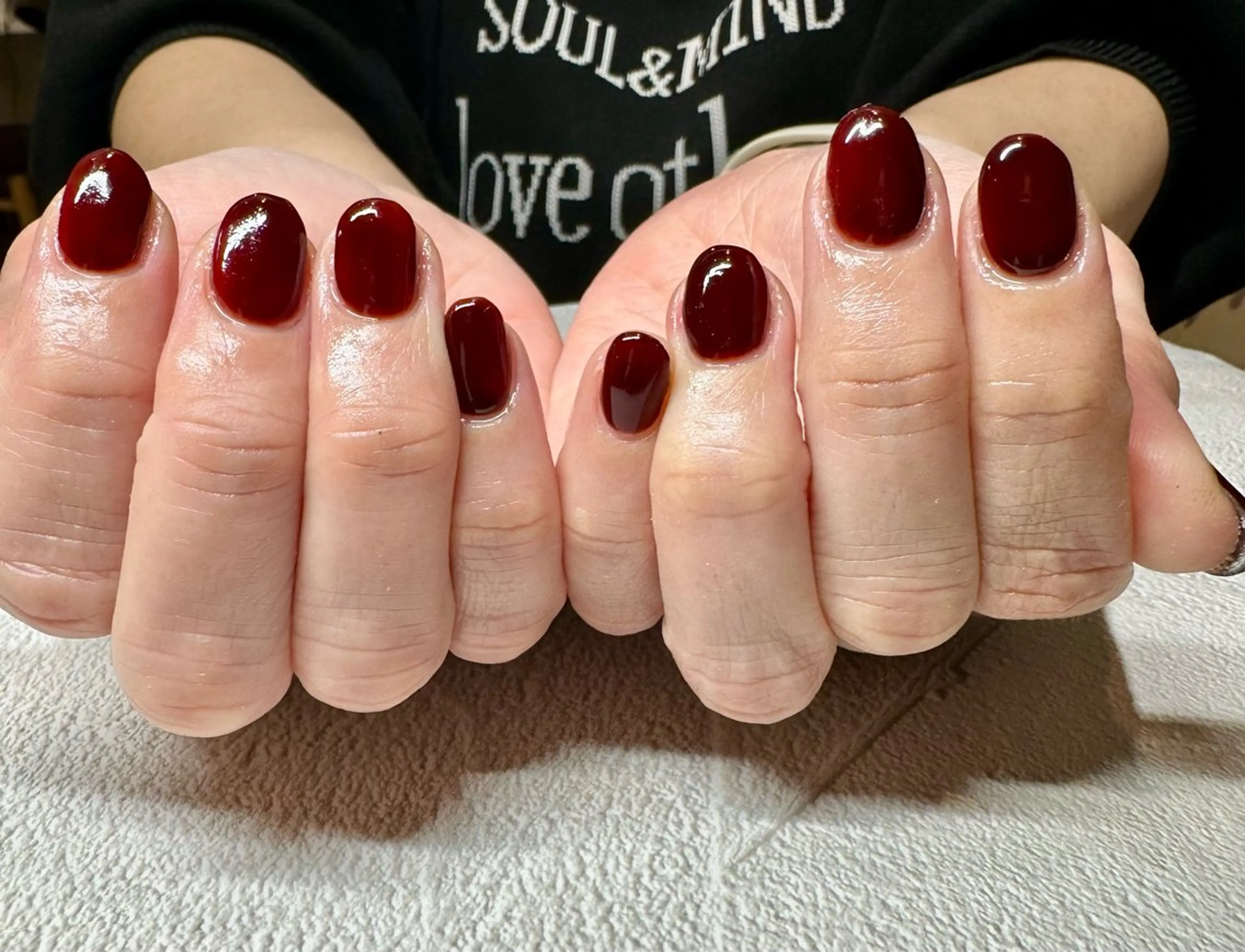 ネイル ラメ(グリッター) ワンカラーネイル Tanemoto所属・Ueda Rieのネイルデザイン