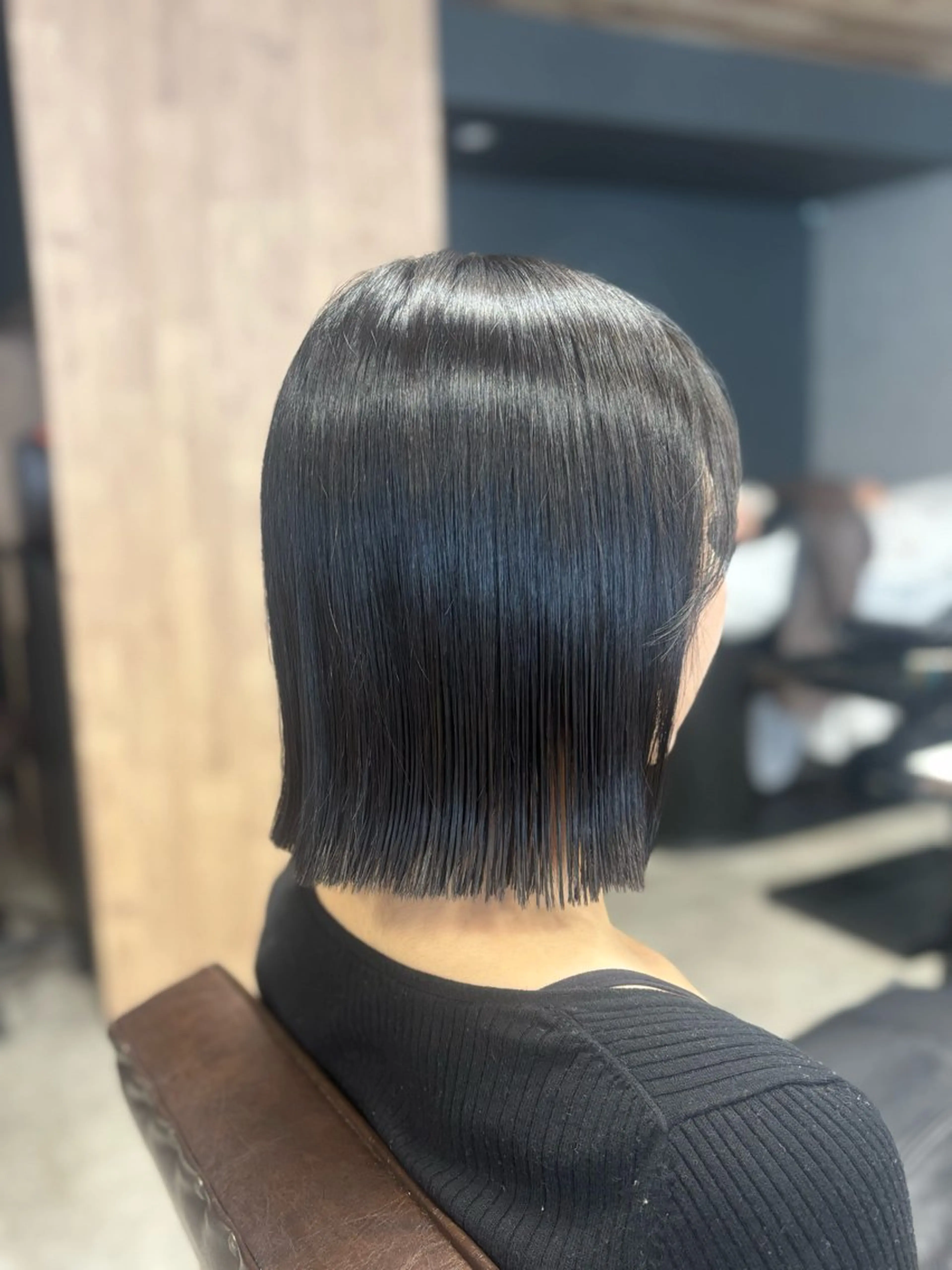 ショート 切りっぱなしボブ ボブ カット トリートメント きょうか🩶 /艶髪/ボブのヘアスタイル