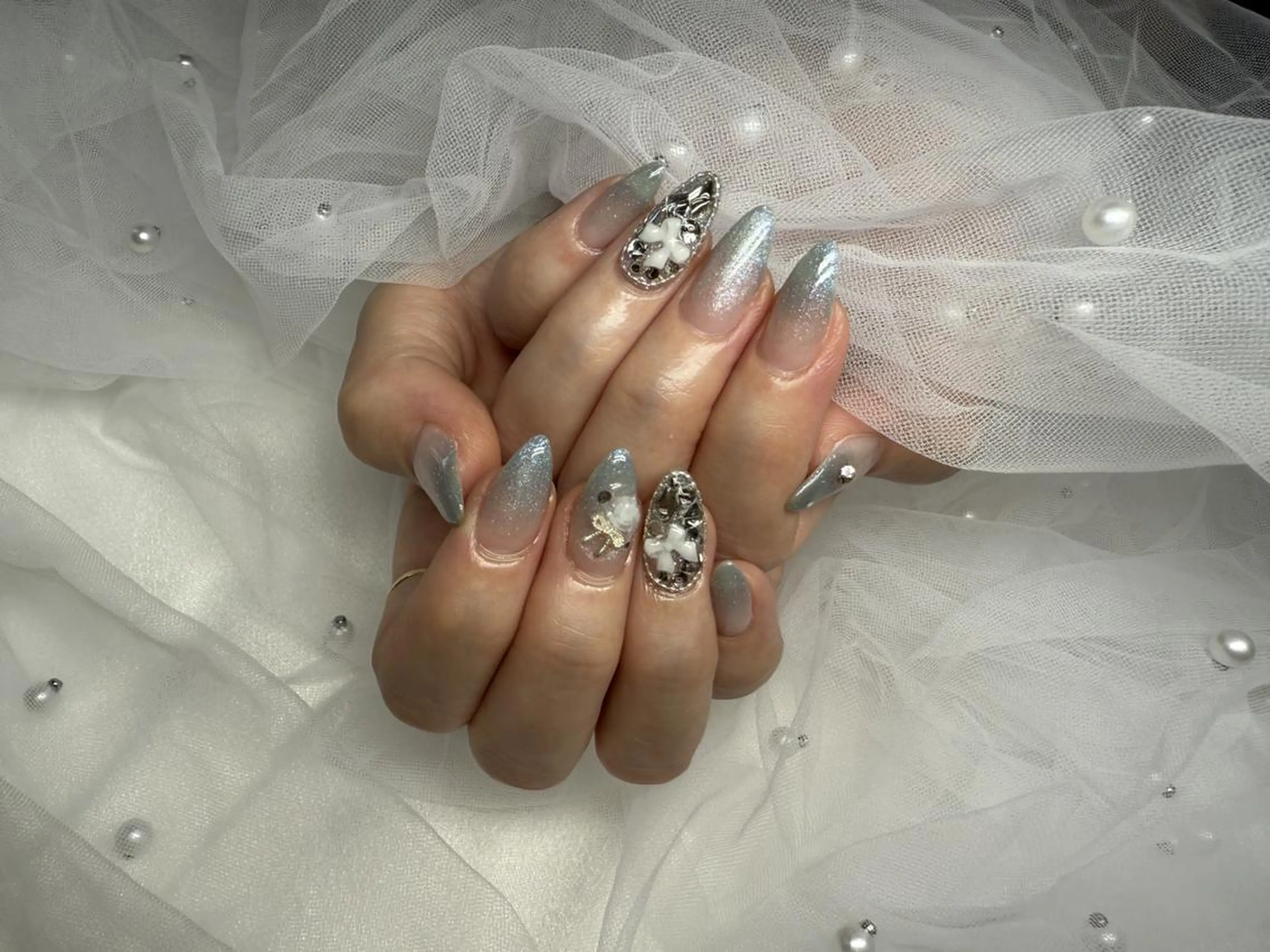 ネイル 持ち込み ハンドネイル ハンドケア peTiT ✨️ yuzuki💞🫧のネイルデザイン