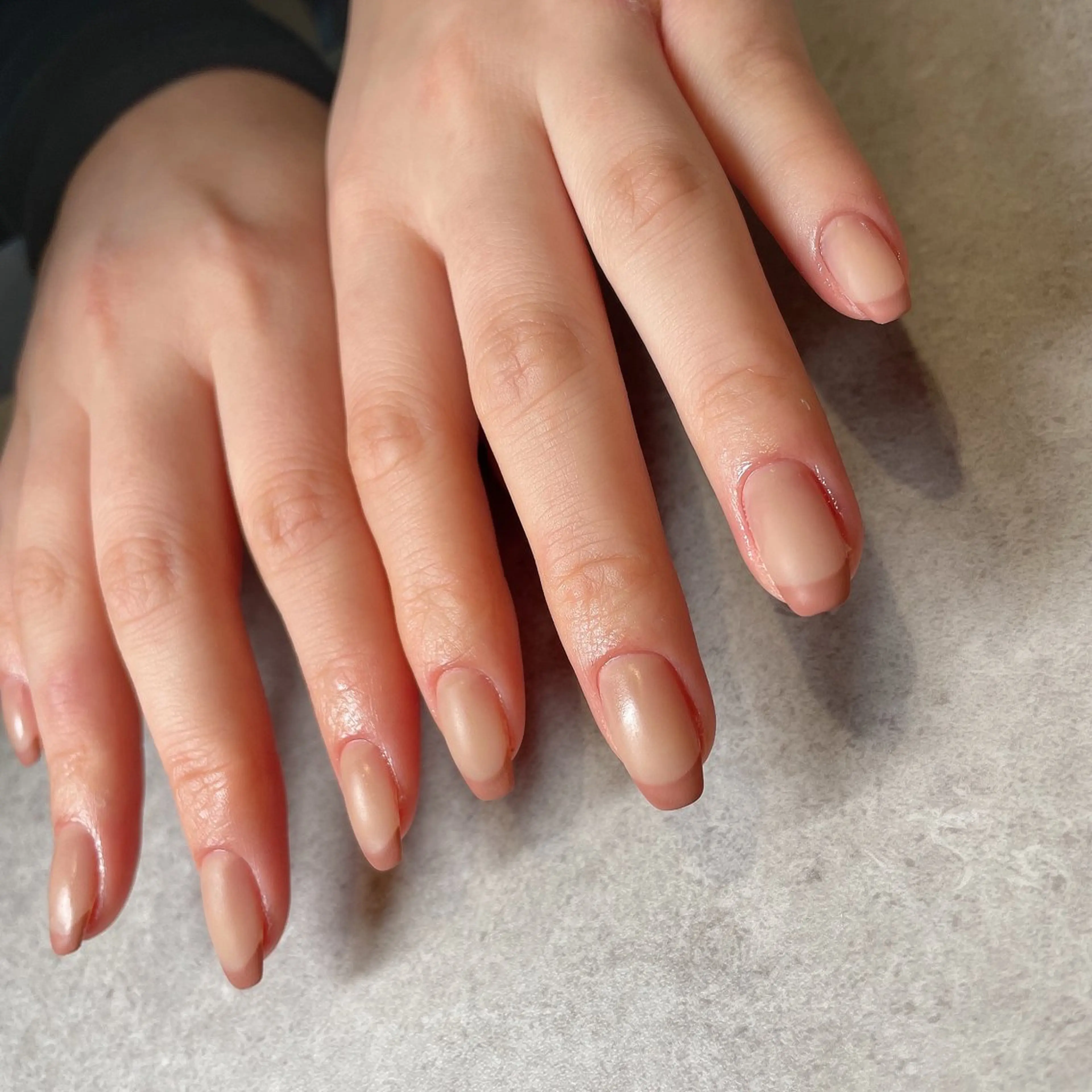 ネイル フレンチネイル マットネイル ハンドネイル lilbondir. chiharuのネイルデザイン