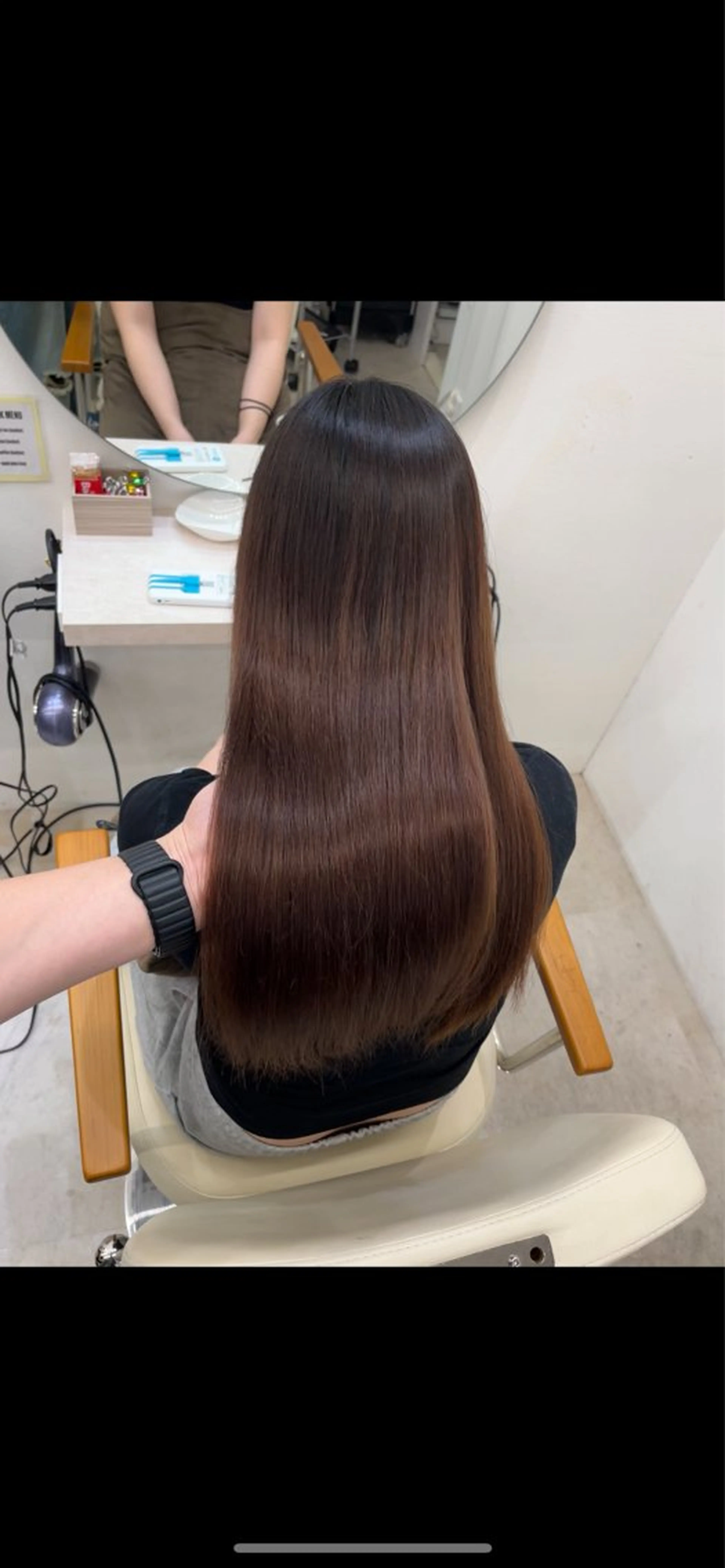 ロング カット 縮毛矯正 トリートメント 髪質改善/縮毛矯正 梅田茶屋町/西尾祐作のヘアスタイル