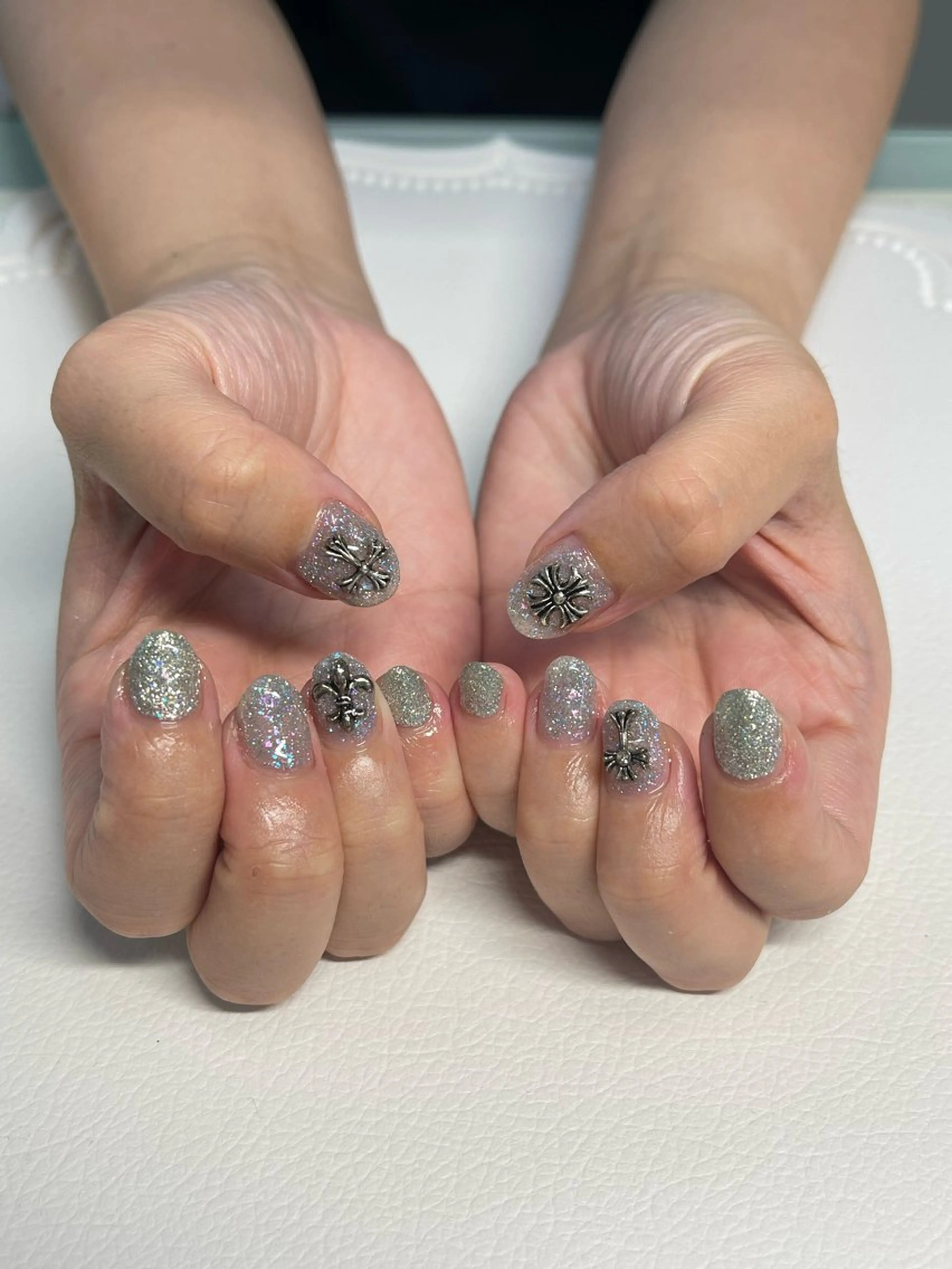 ネイル ラメ(グリッター) Flora nailのネイルデザイン