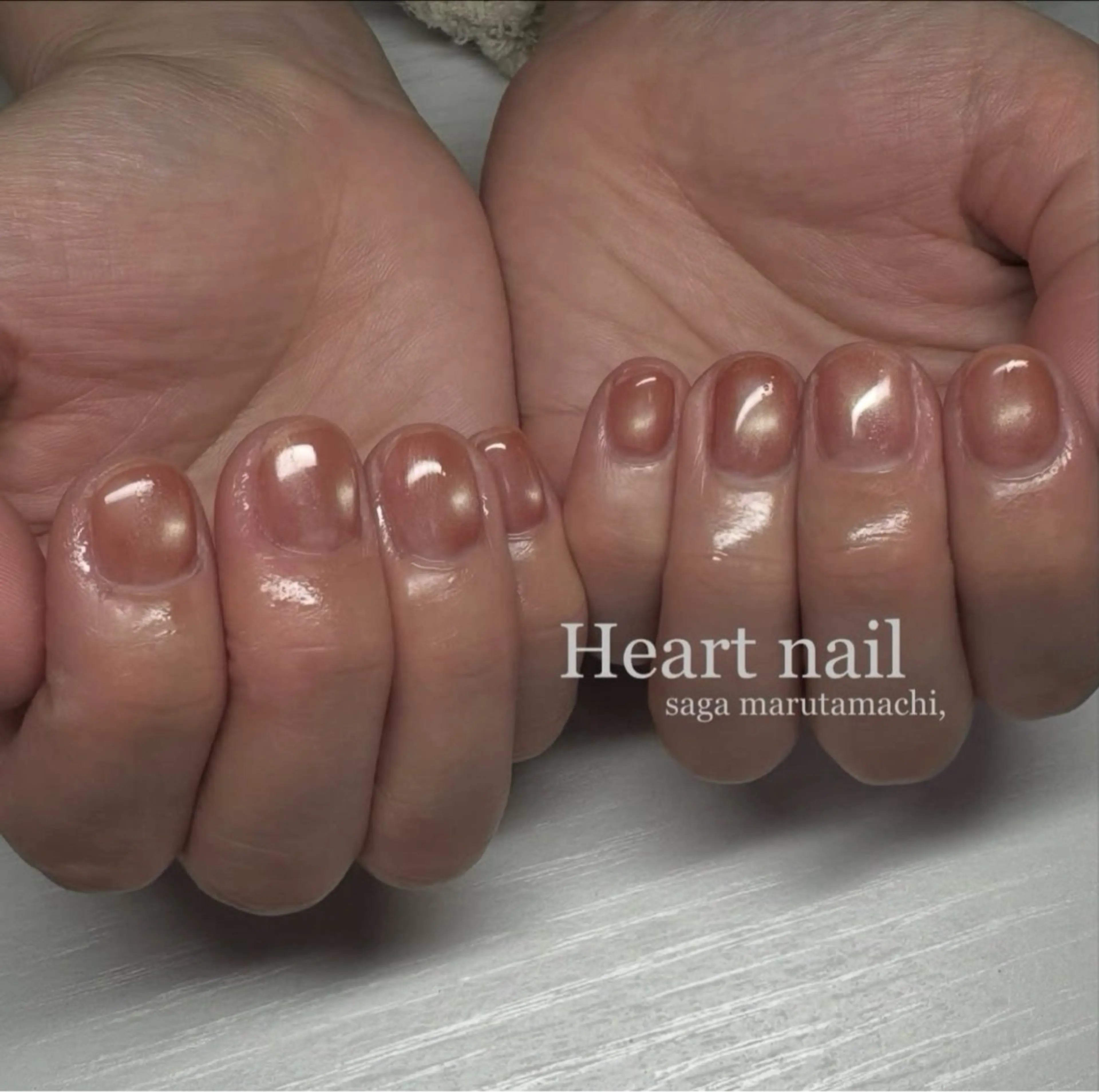 【オフなしハンド】うる艶ワンカラーorマグネットorラメグラ/3850円の写真