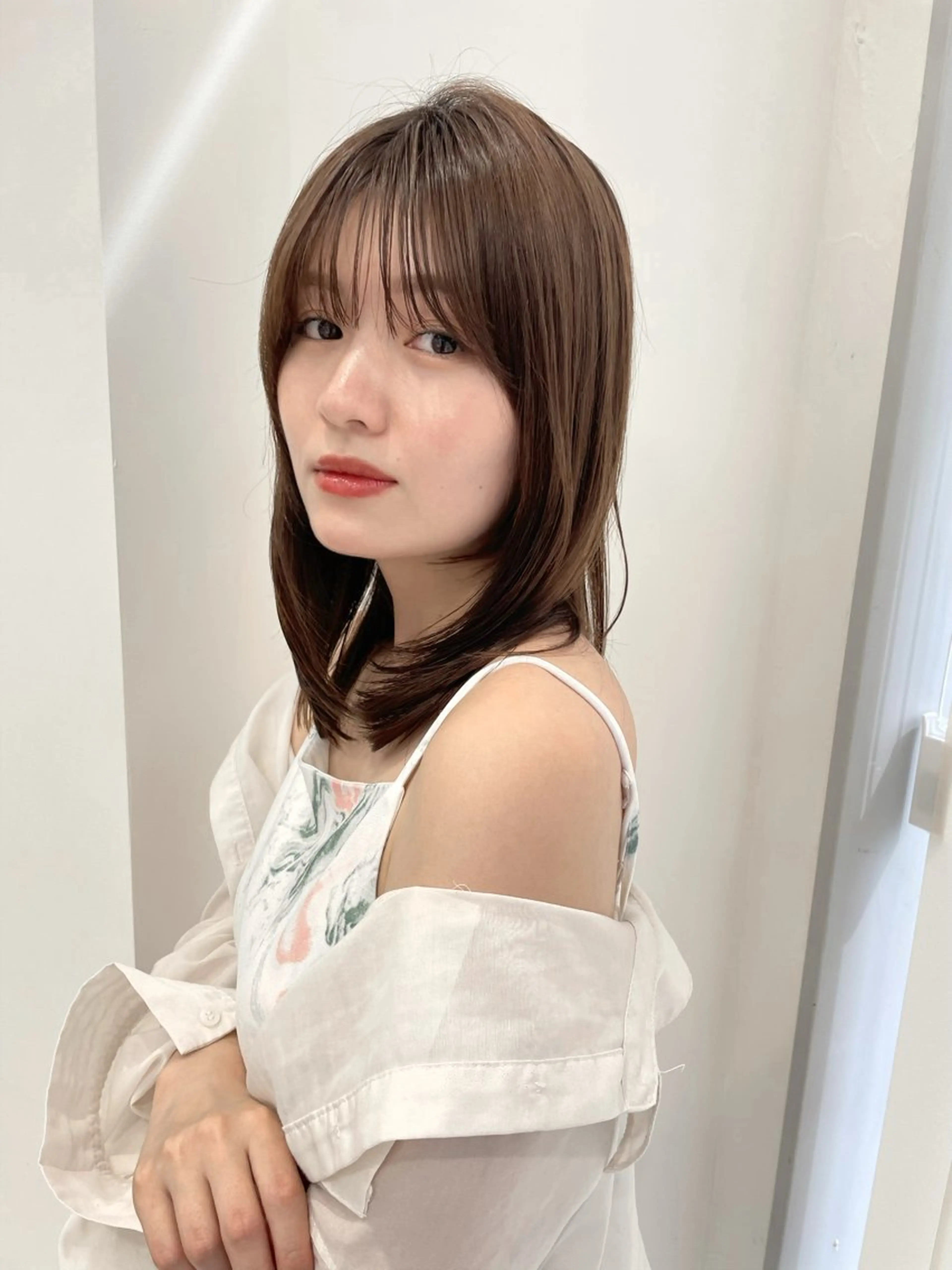 ミディアム 透明感カラー 🩰あさのヘアスタイル