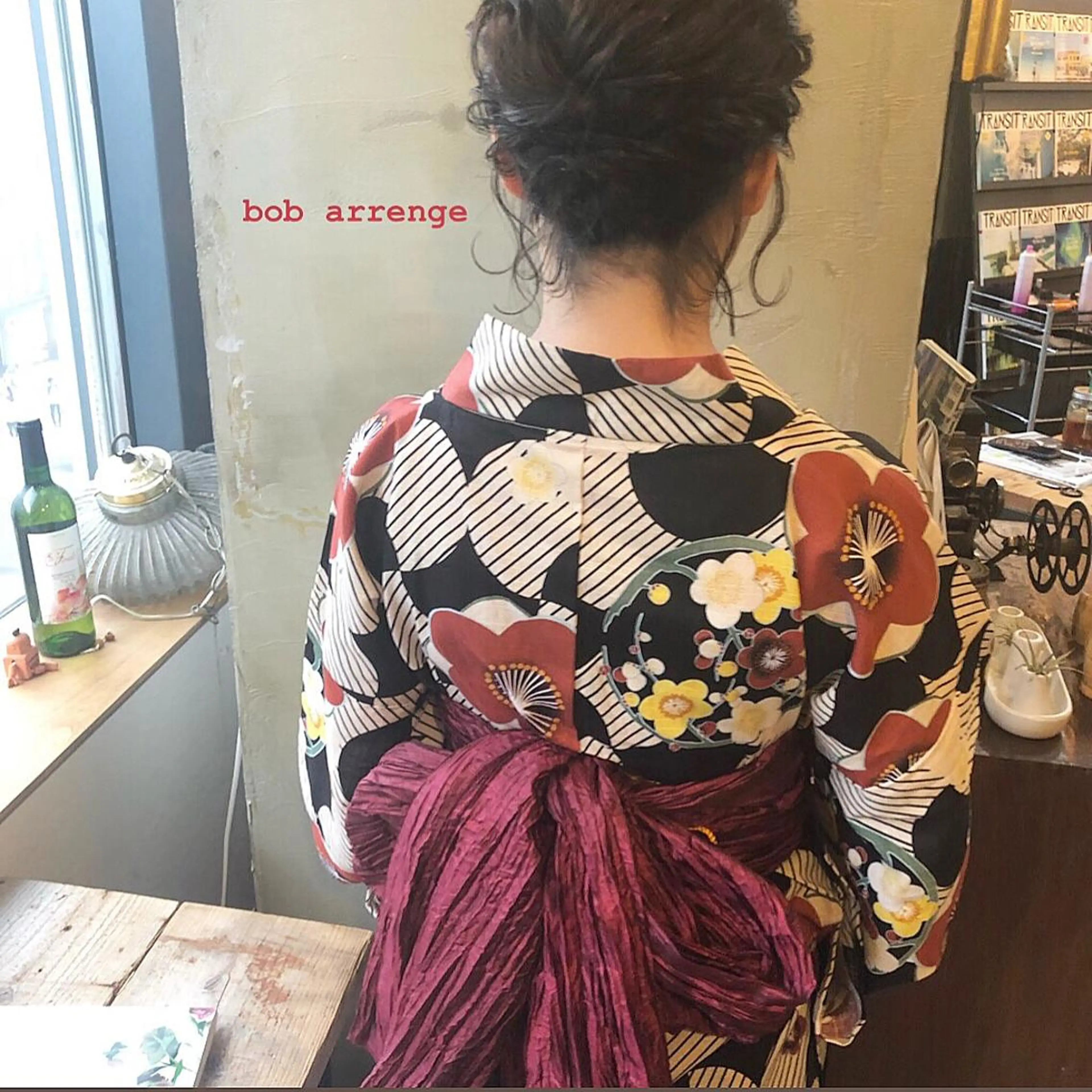 ミディアム カラー ヘアアレンジ ボブ ROSTAR所属・川上 智汐のヘアスタイル