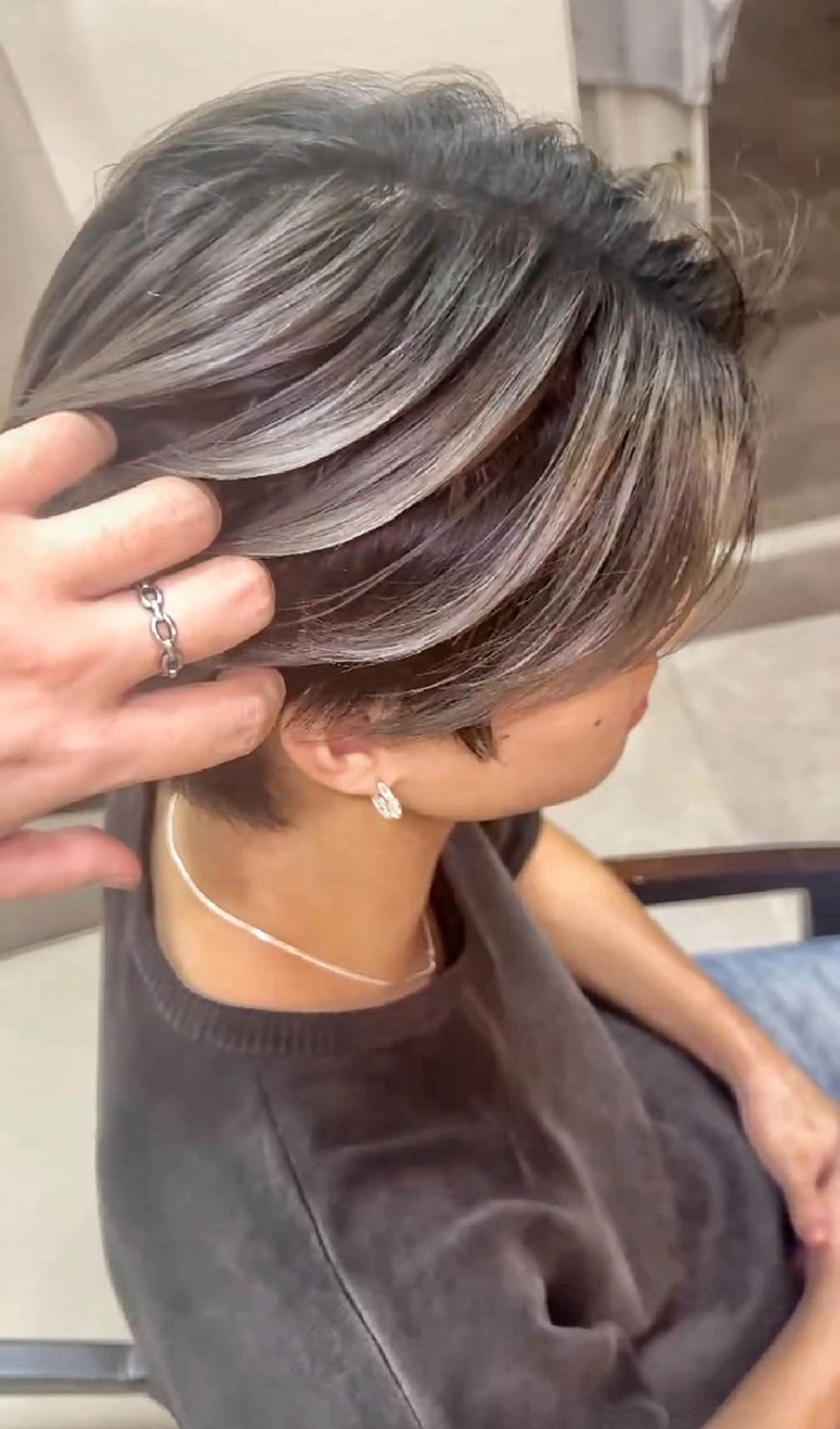 メンズ限定　カット＋バレイヤージュの写真