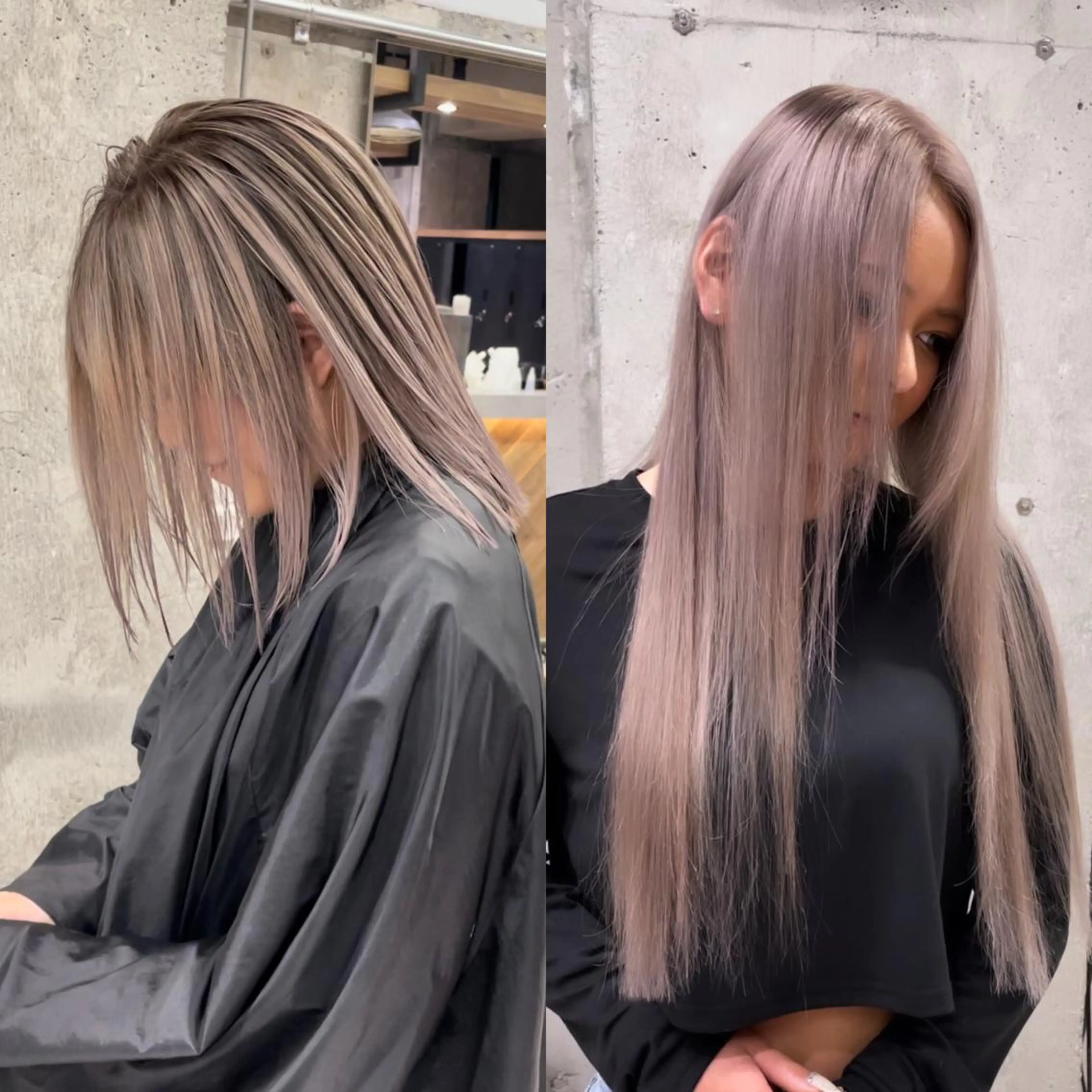 🎉クーポン🎉前頭ダブルカラー、シャドールーツ👌の写真