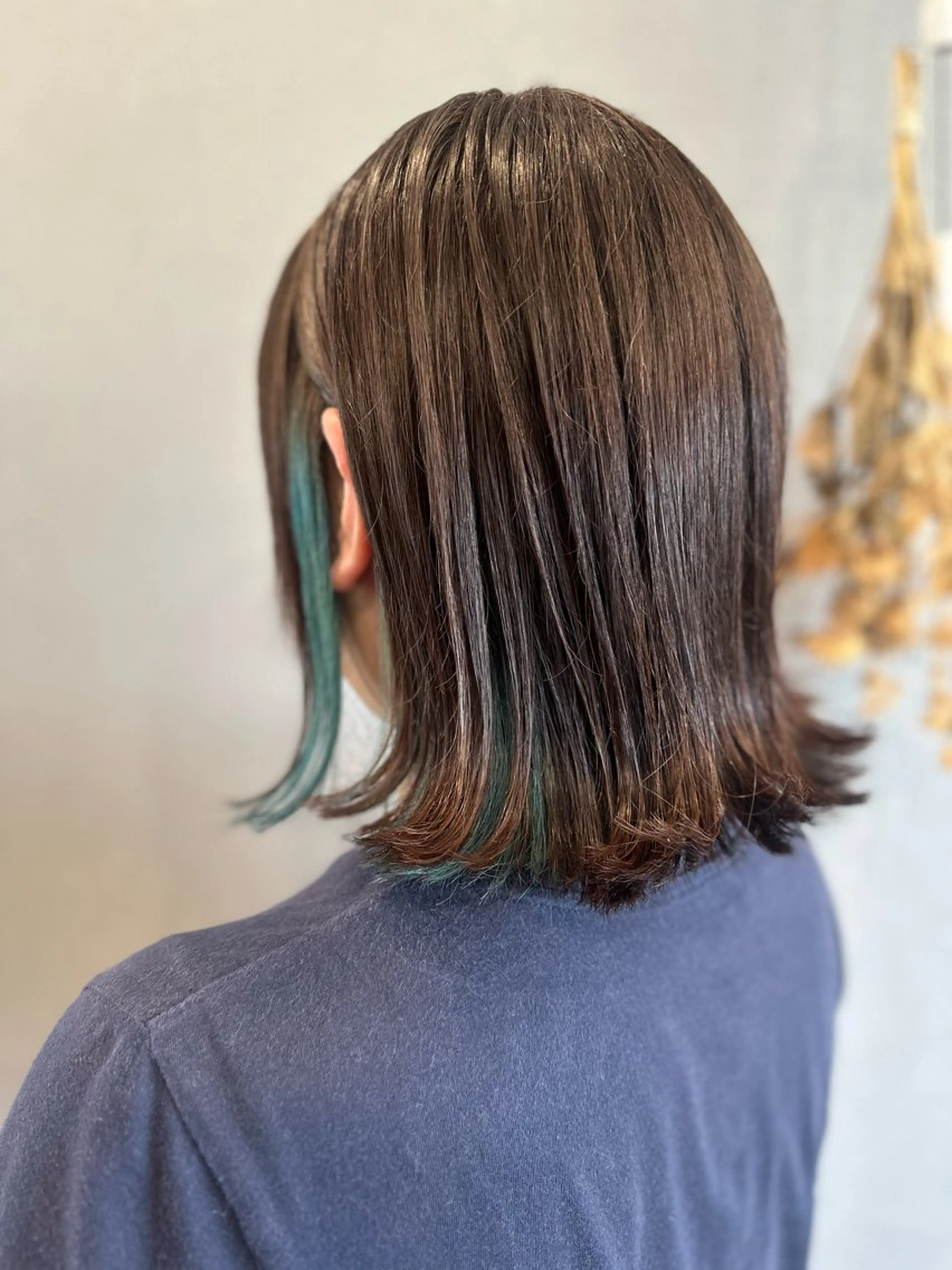 ミディアム カラー カット ヘアカラー トリートメント K Harukaのヘアスタイル