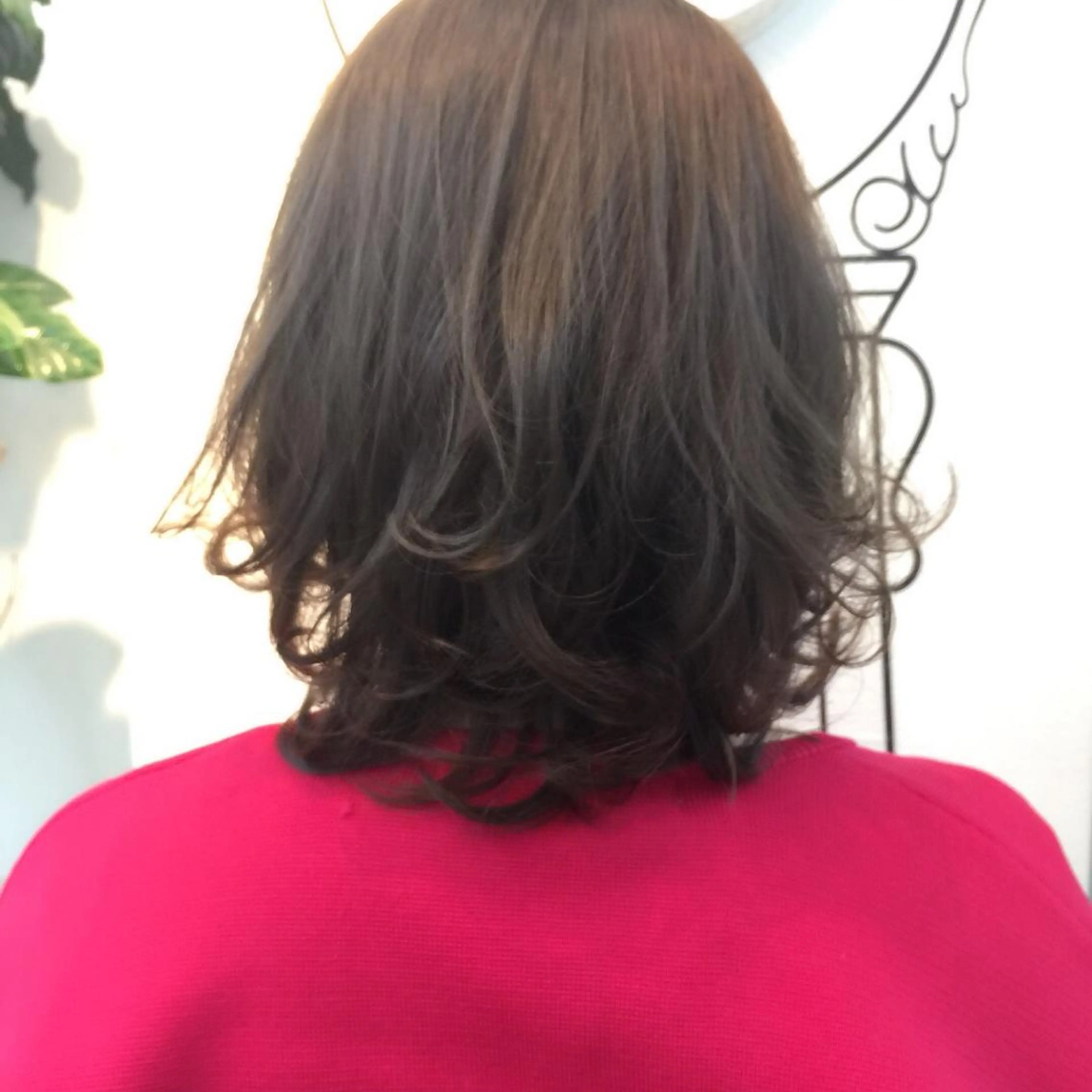 ミディアム ミディアムパーマ 縮毛矯正 ajuga所属・hama yukiのヘアスタイル