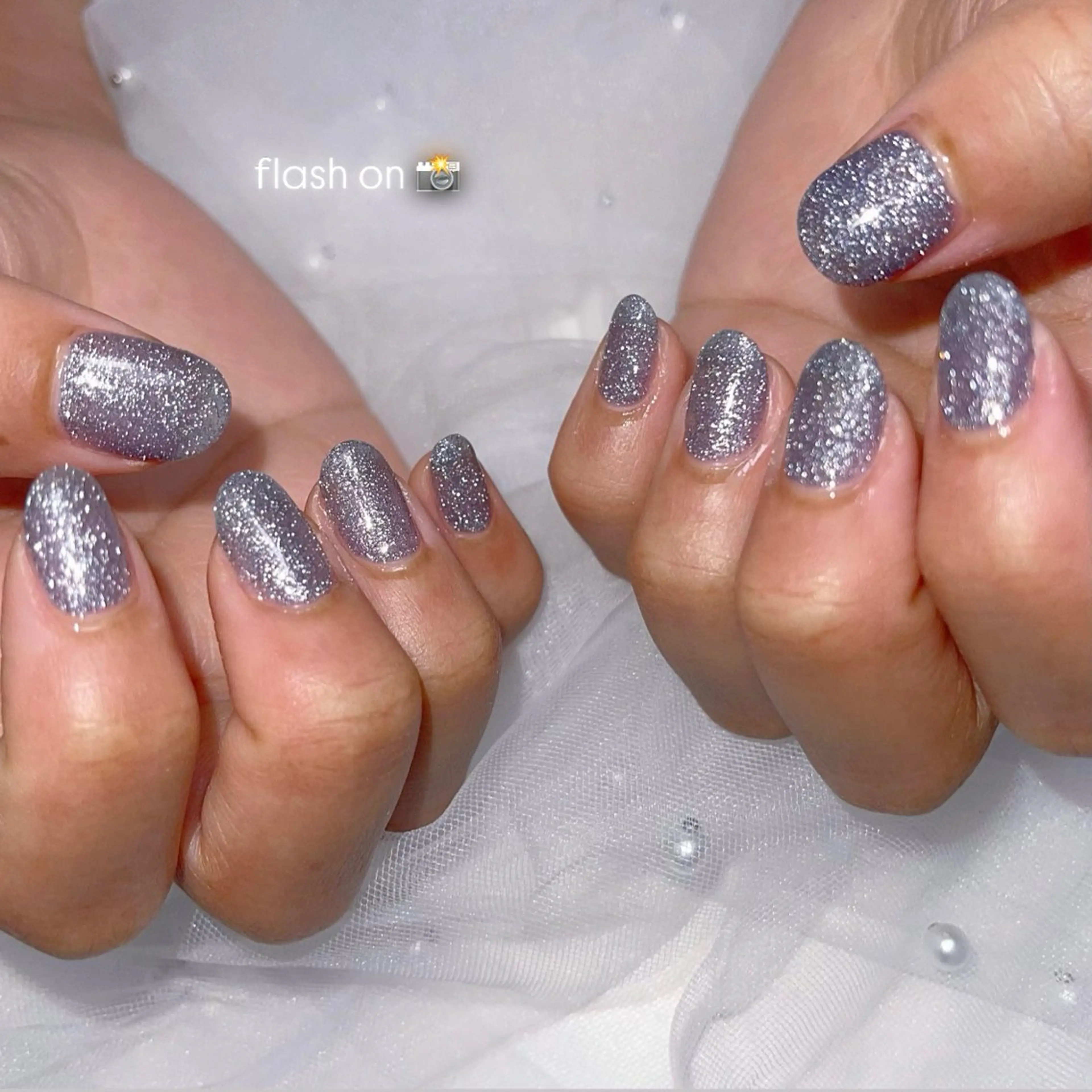 ネイル 長さ出し フラッシュネイル 韓国ネイル マグネットネイル ワンカラーネイル ハンドネイル RE SALONのネイルデザイン