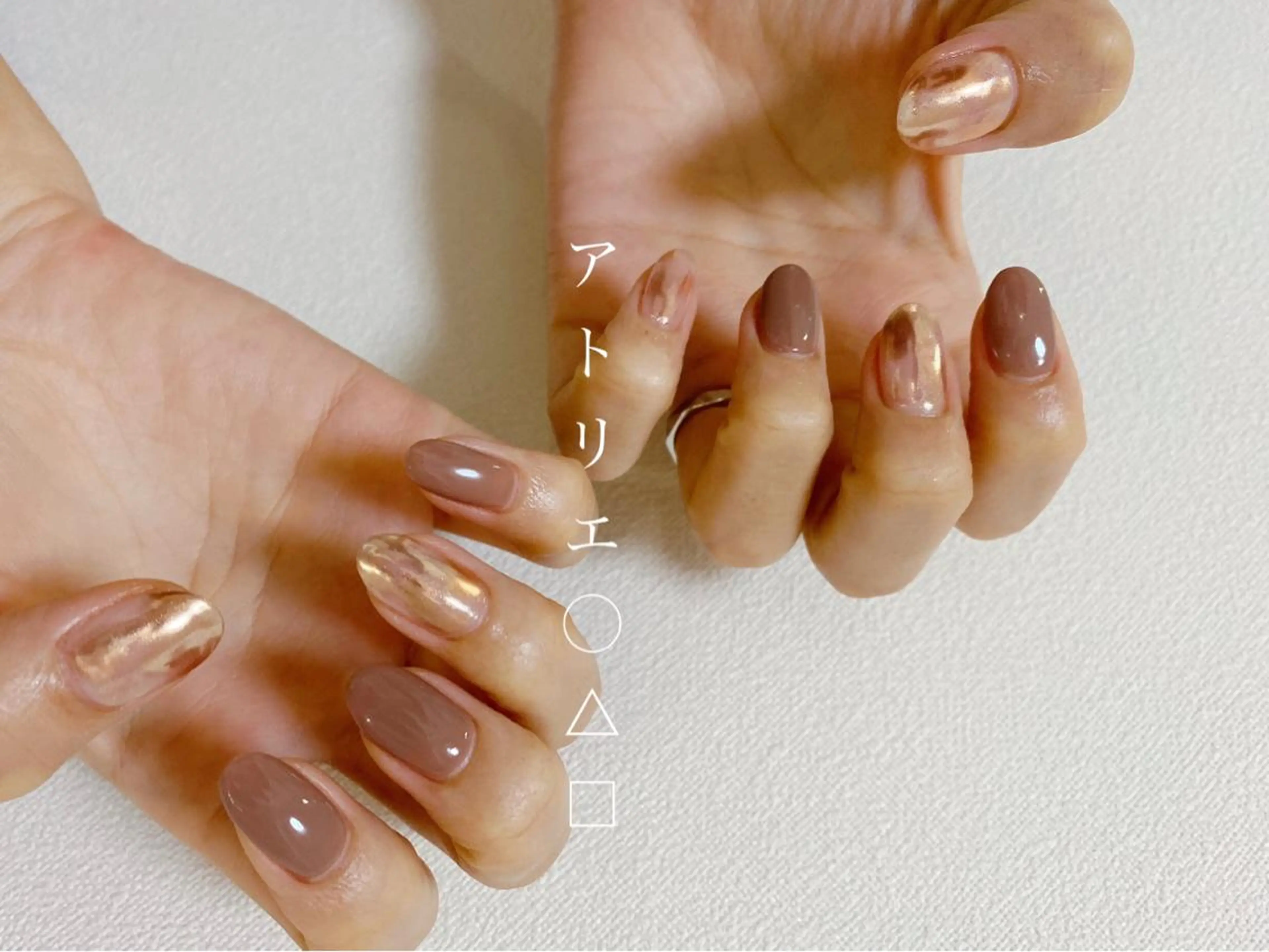 ネイル ハンドネイル アトリエ ○△□のネイルデザイン