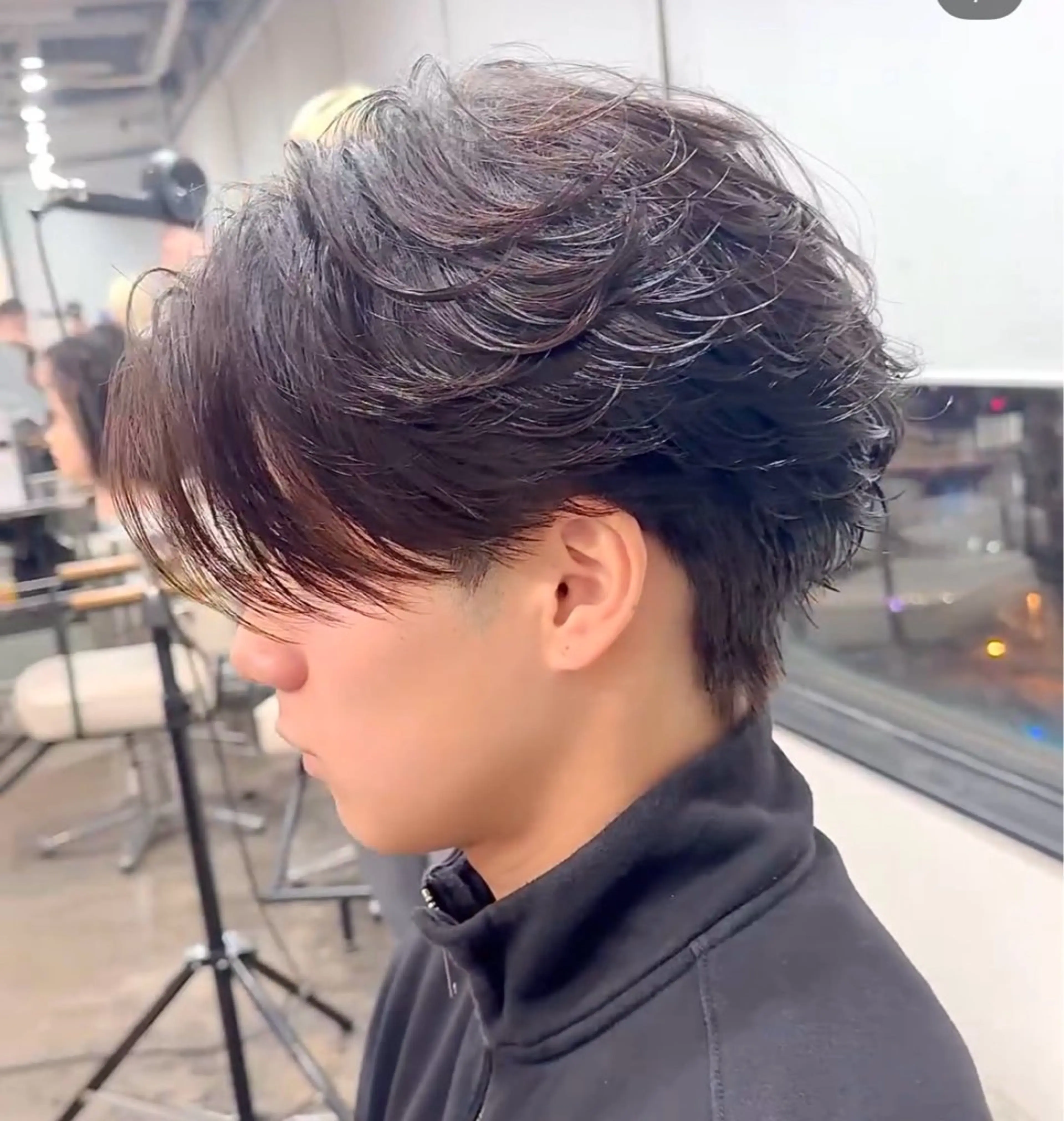 ショート メンズ 透明感ワンカラー梅田 ダブルカラー/川上のヘアスタイル