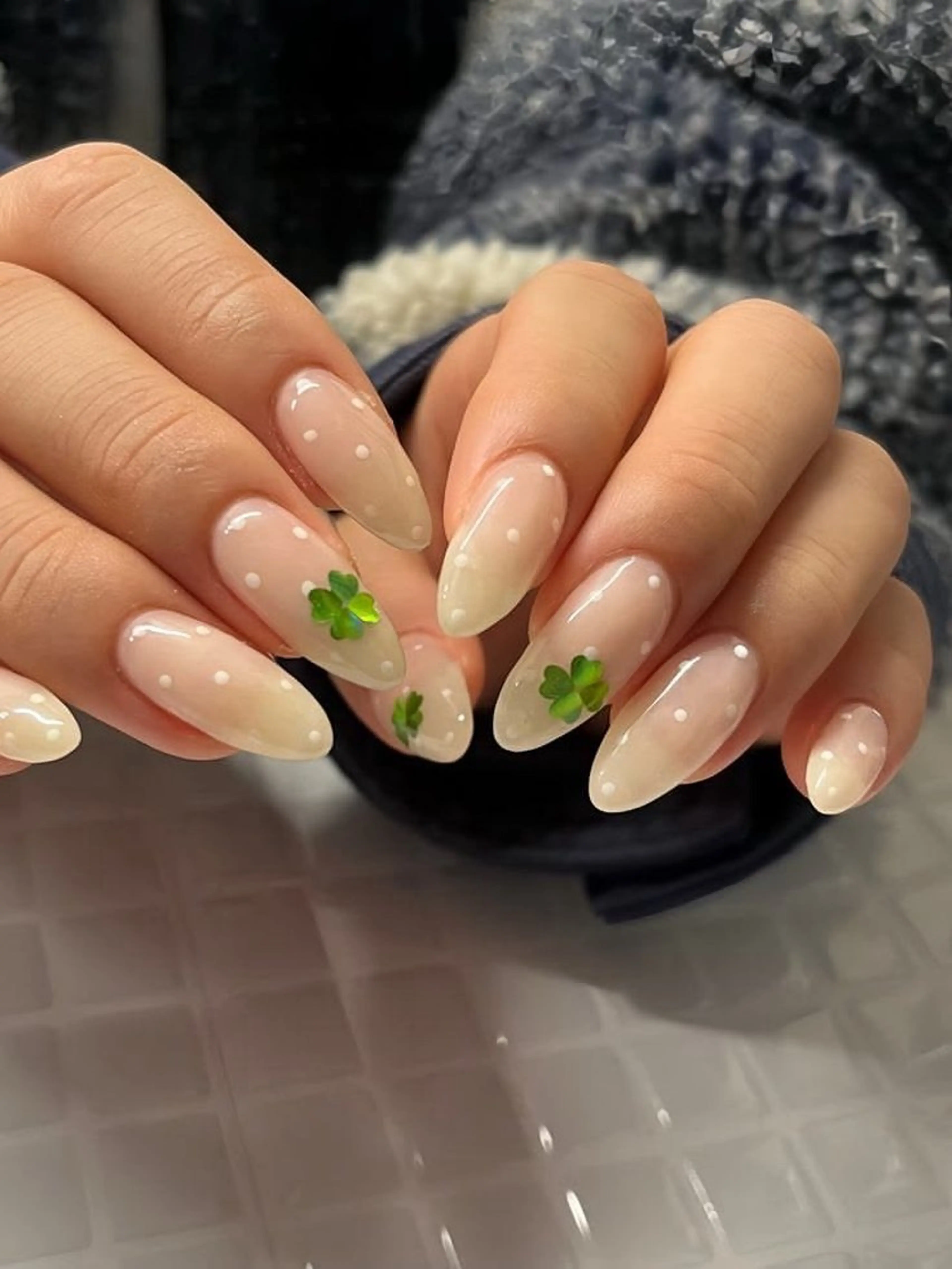 ネイル 韓国ネイル 持ち込み ニュアンスネイル ネイルチップ 冬ネイル RINN ANA.CHUOのネイルデザイン