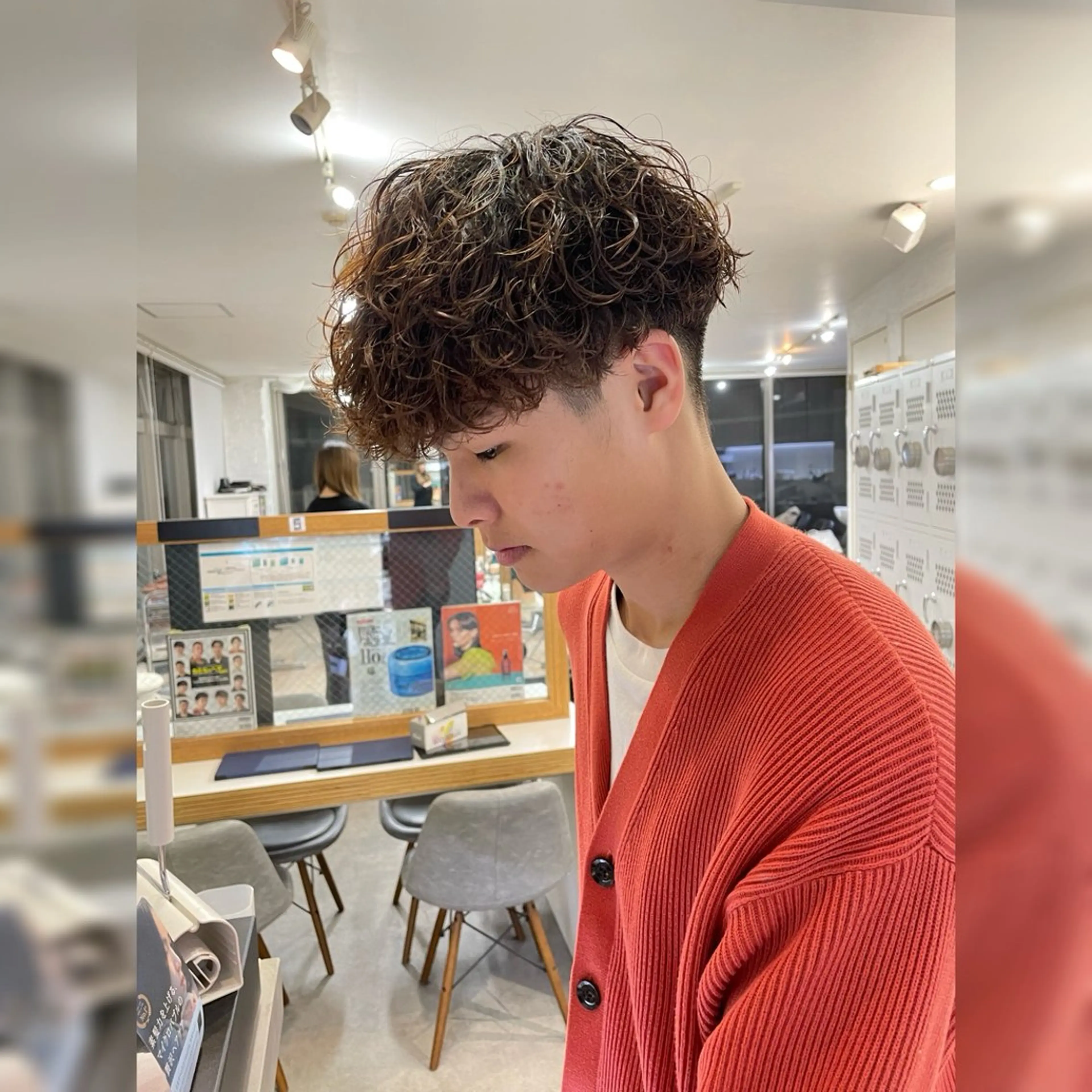 ショート パーマ メンズ マッシュ メンズパーマ ツイストスパイラルパーマ 波巻きパーマ スパイラルパーマ Ali'i men's salon所属・パーマ、カラー特化 園田翔大のヘアスタイル