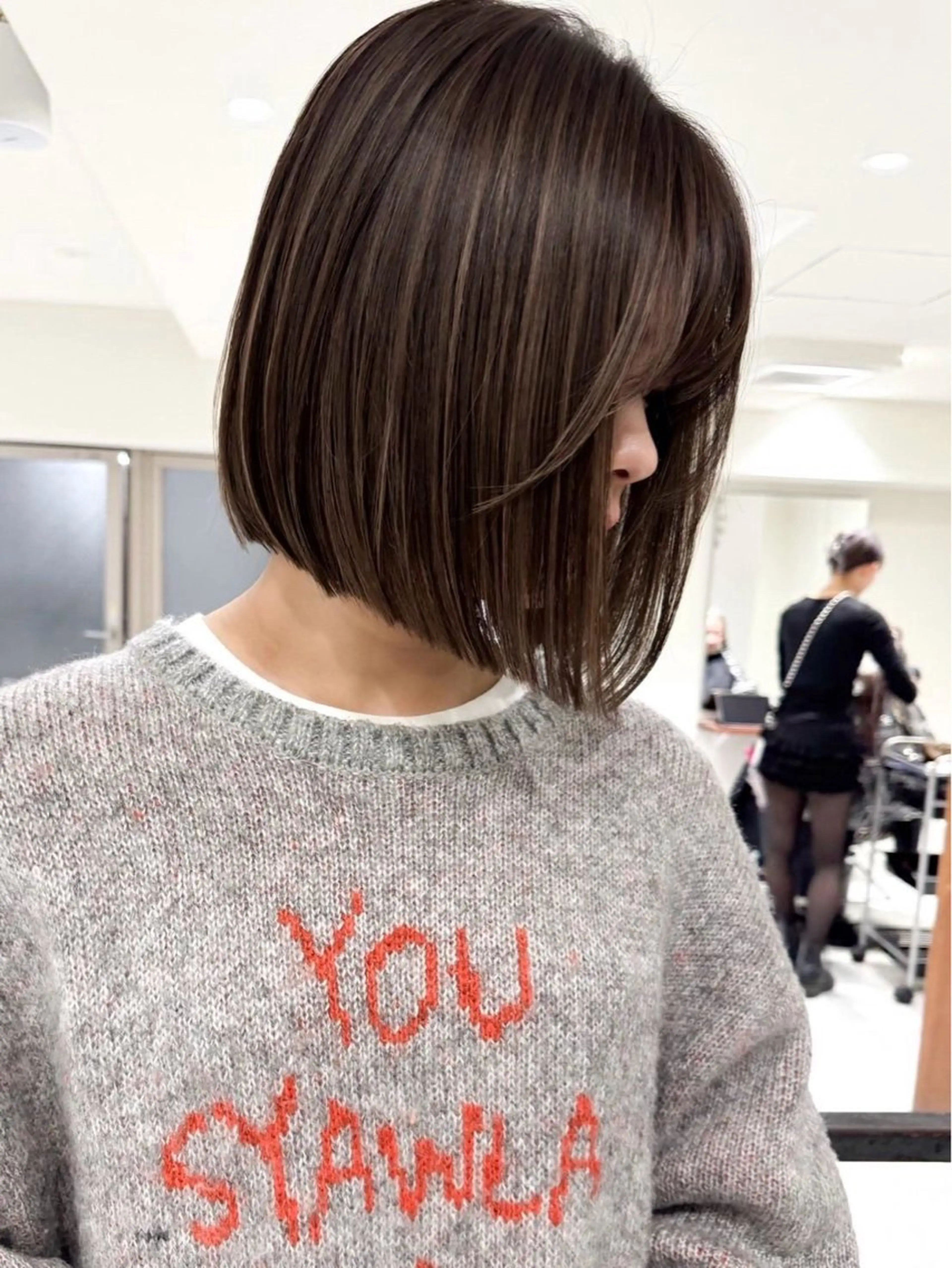 ショート カラー カット ヘアカラー ✨レイヤーカット/透 名感カラー特化✨のヘアスタイル