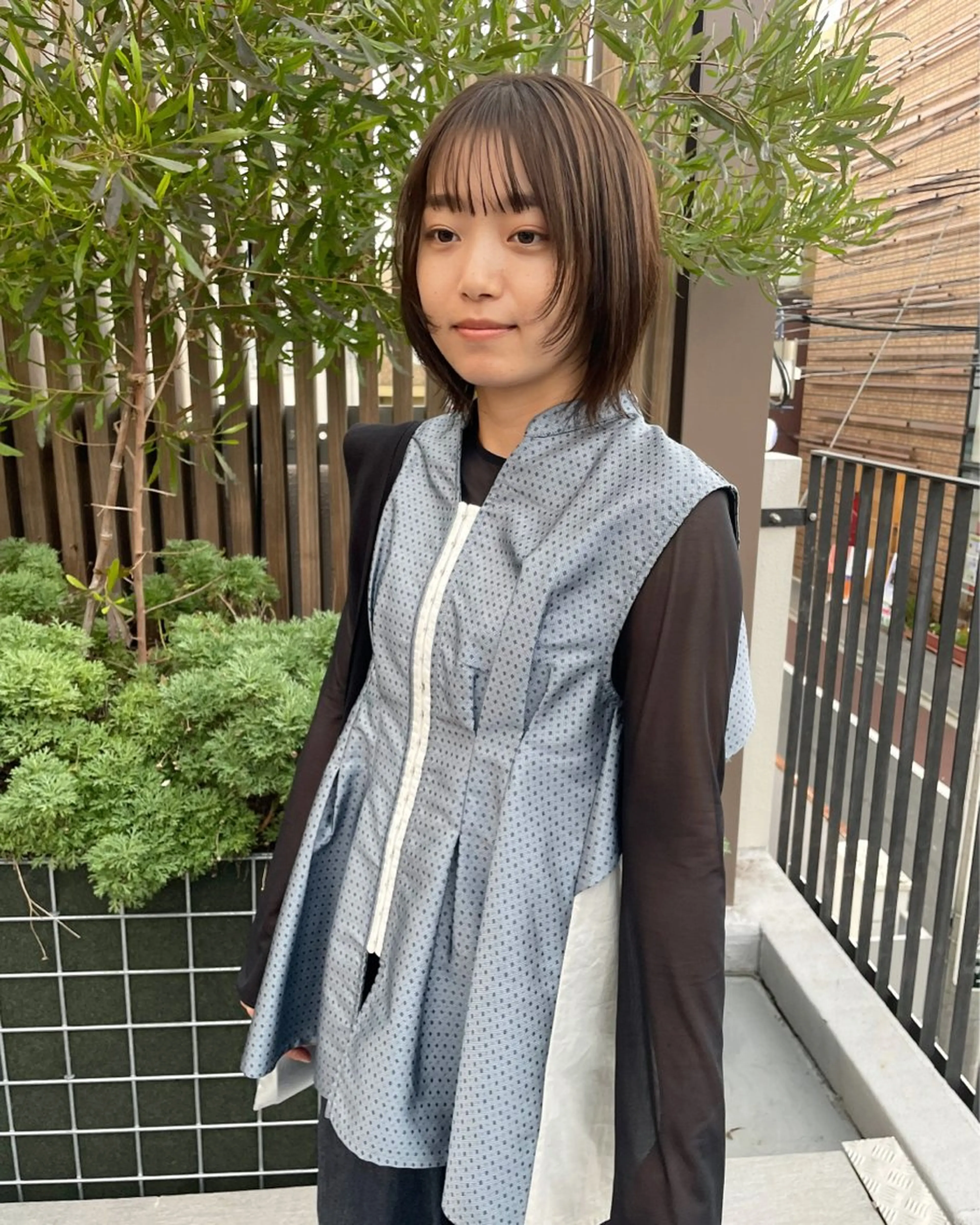 ミディアム カラー カット ヘアカラー iet.所属・ウルフ/ボブ/耳ツボ ジュエリー◎ricoのヘアスタイル