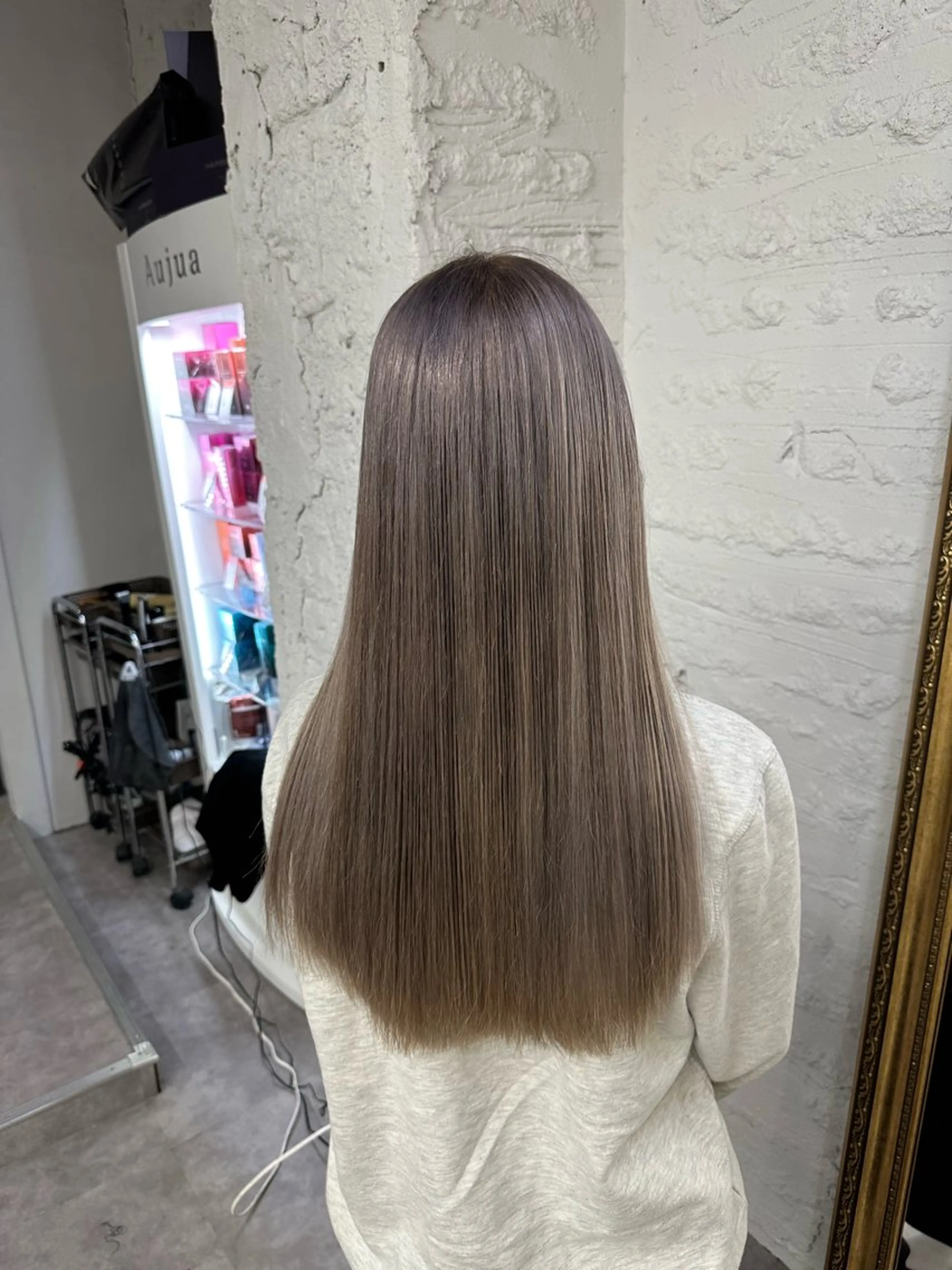 ロング カラー ヘアアレンジ ヘアカラー トリートメント 久米 治仁のヘアスタイル