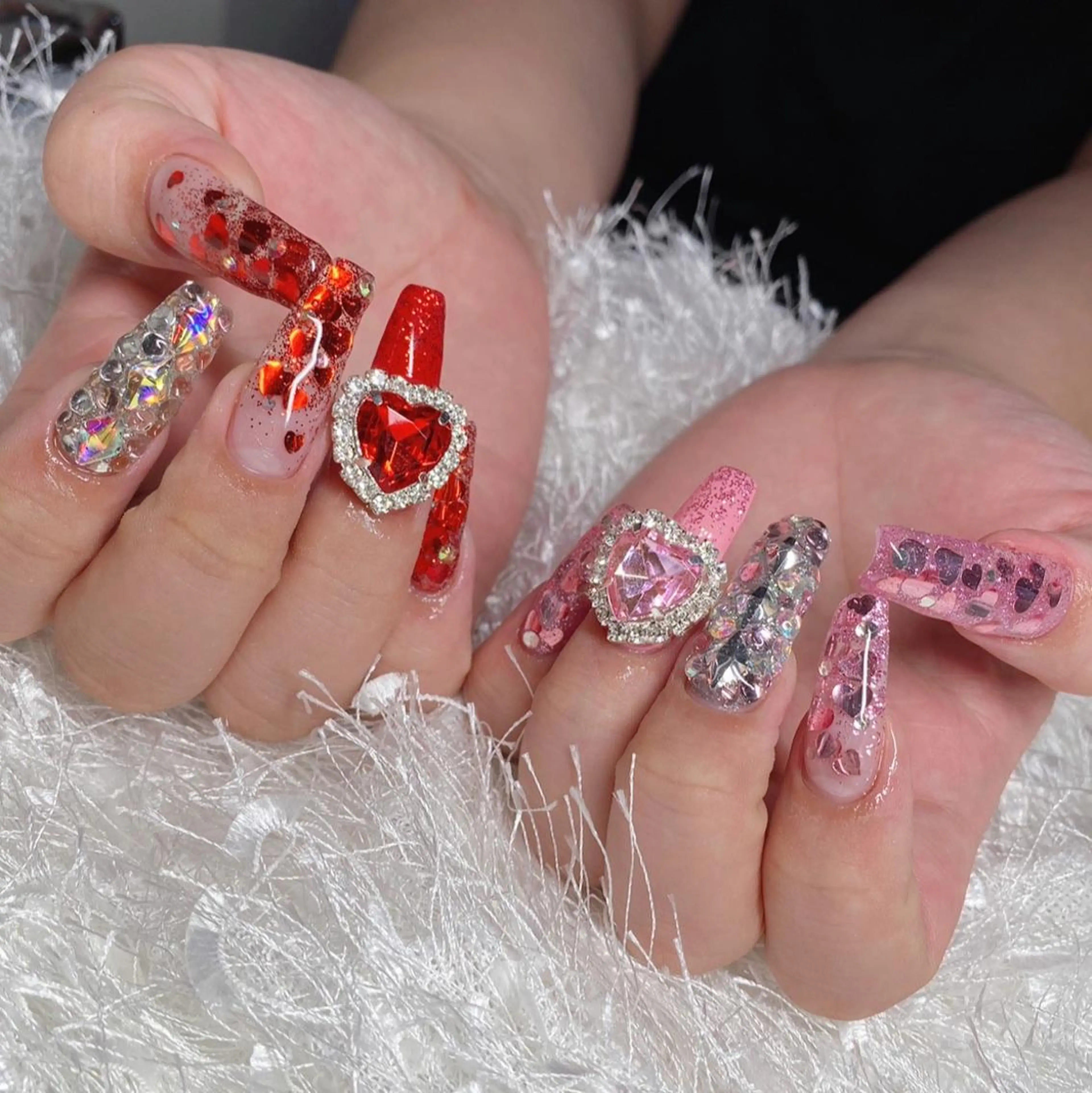 ネイル 長さ出し ジェルネイル グラデーション 韓国ネイル マグネットネイル ハンドネイル Nail&eye Belire 新宿のネイルデザイン