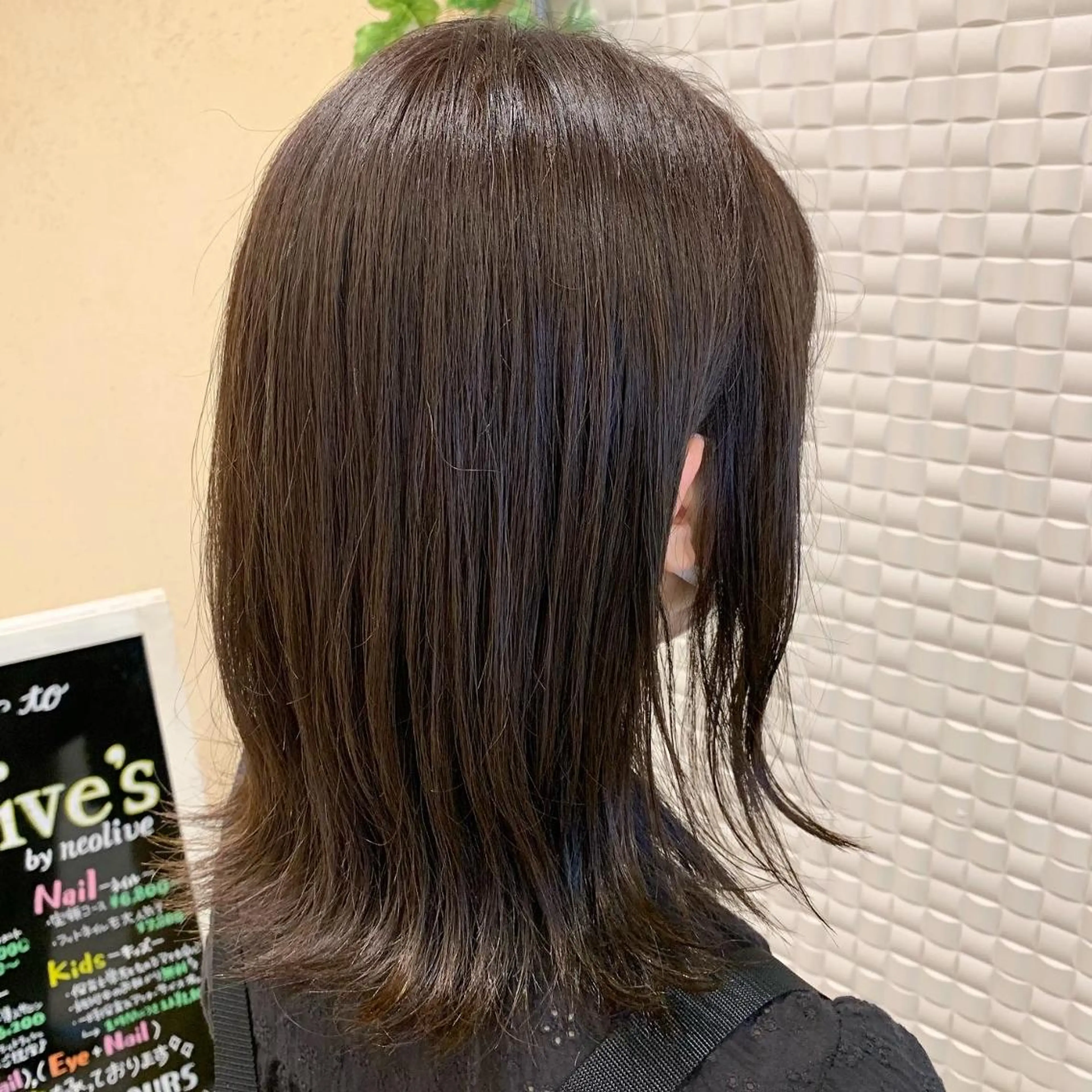 ミディアム カラー シャドールーツ美容師 篠原康太のヘアスタイル