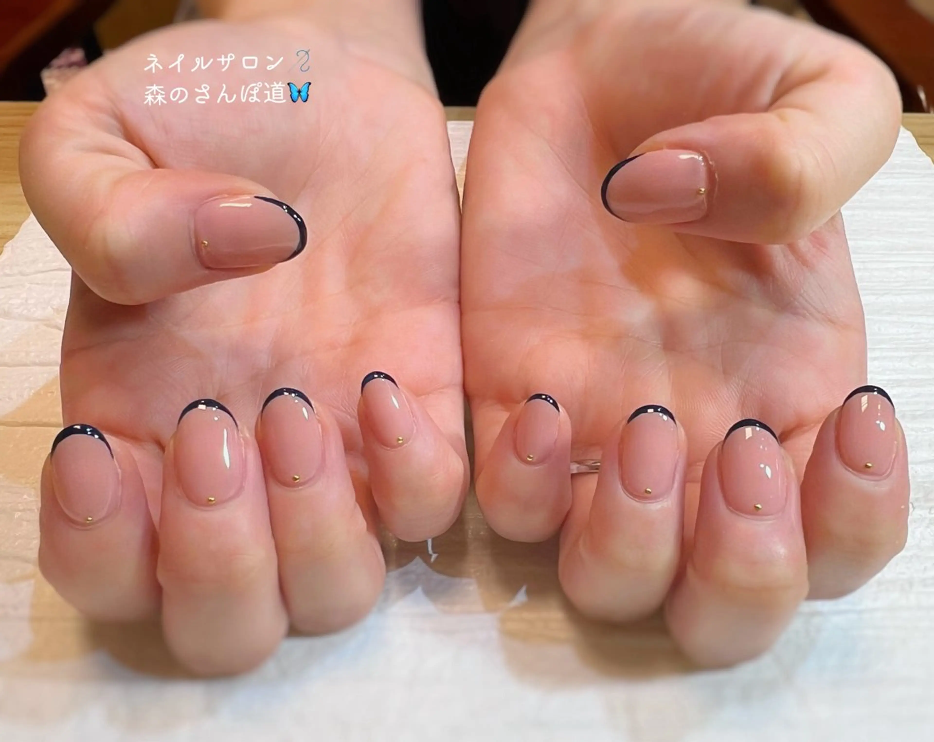 ネイル ハンドネイル 森のさんぽ道所属・ショートネイル 森のさんぽ道のネイルデザイン