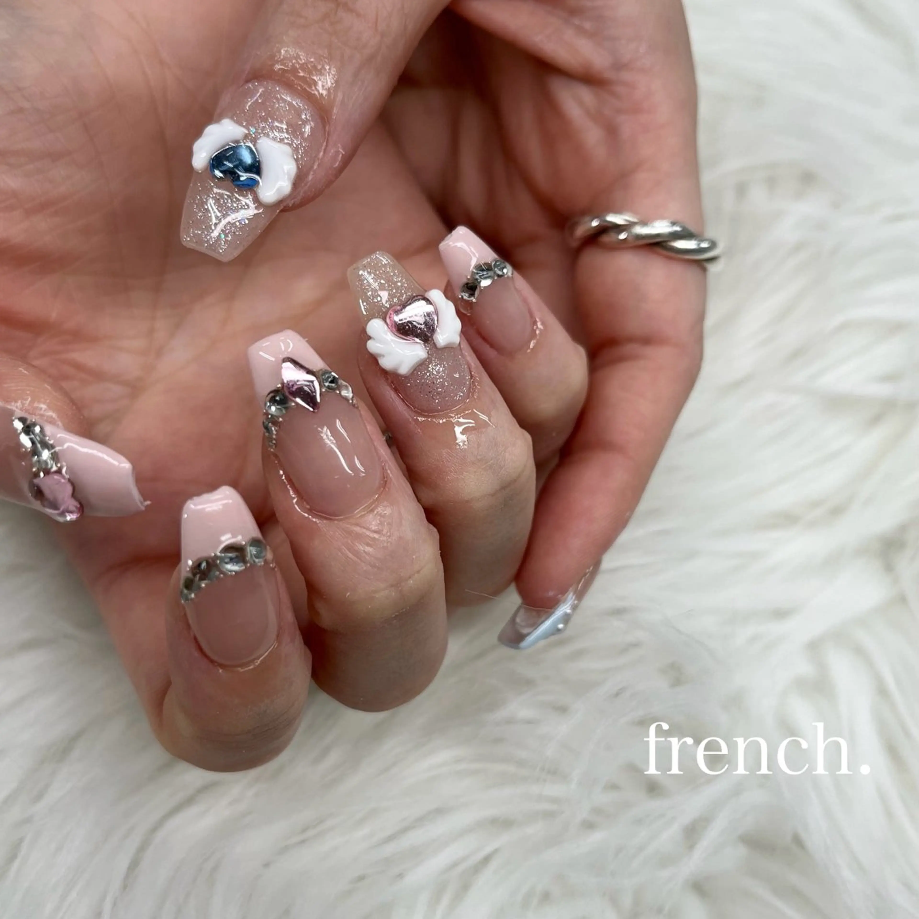 ネイル パステルネイル ハンドネイル tener 🧋yume🧋のネイルデザイン