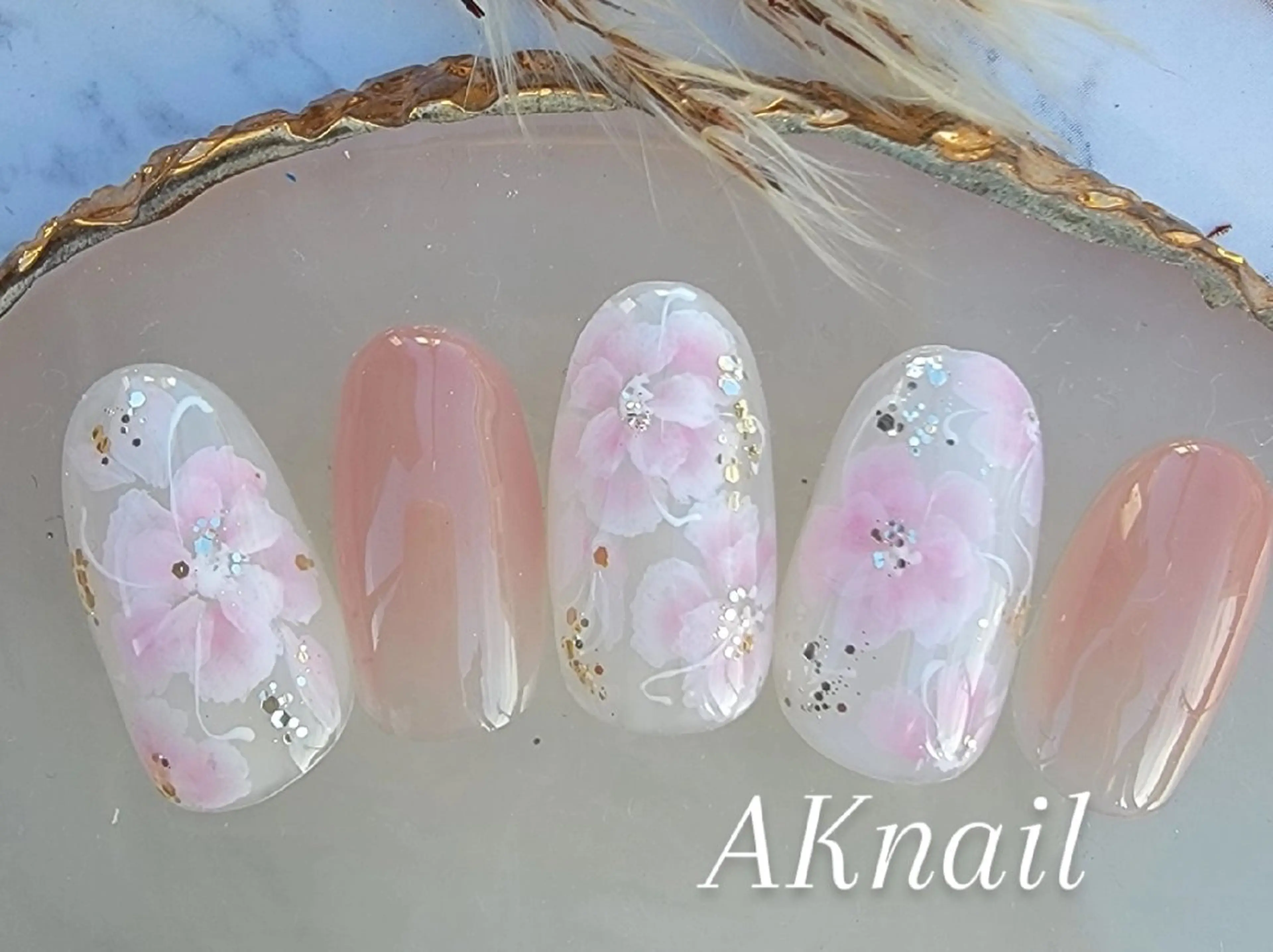 ネイル ネイル&巻き爪サロン 　AKnailのネイルデザイン
