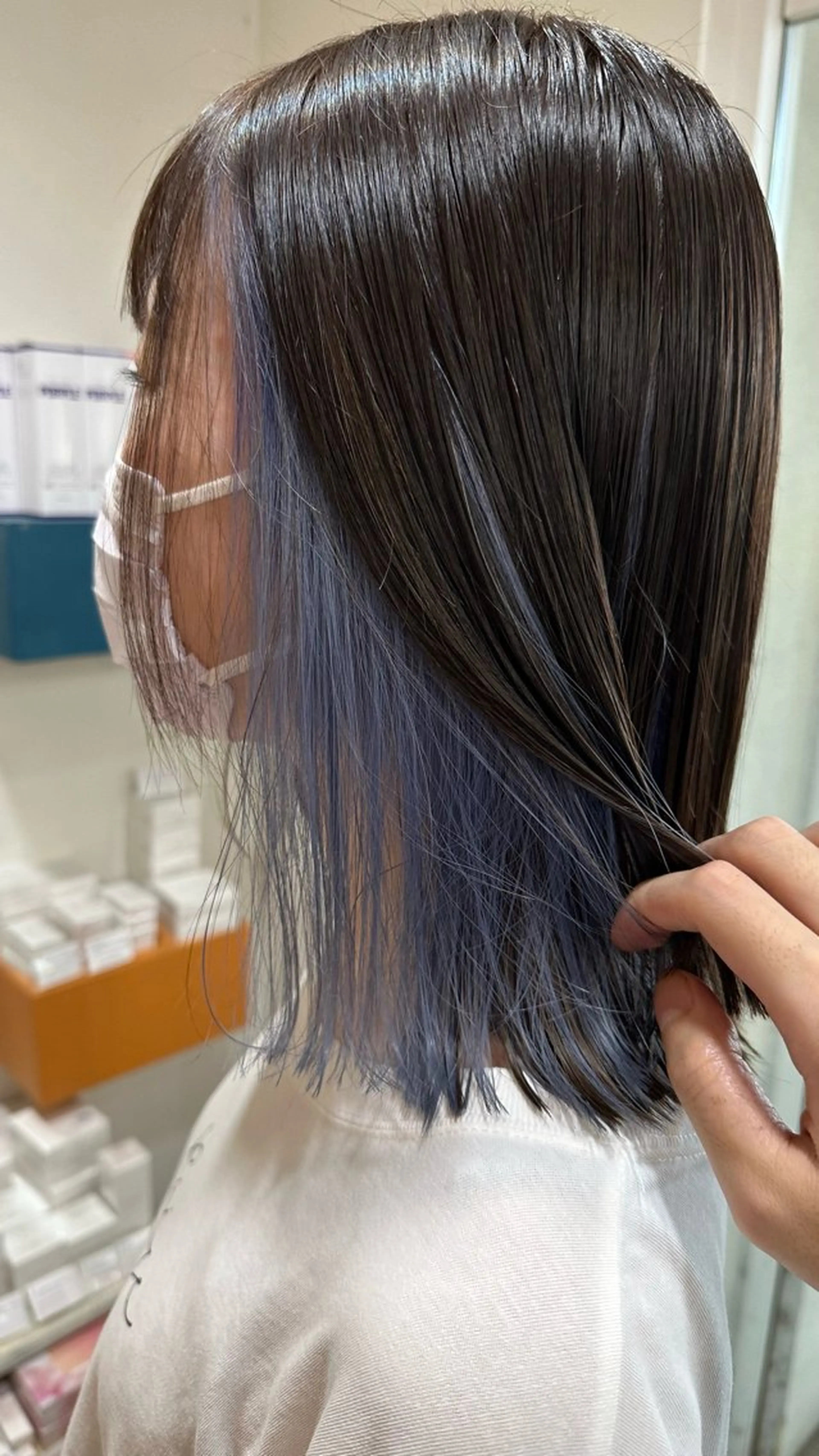 セミロング カラー 低ダメージカラー/ 髪質改善/粟田翔太のヘアスタイル