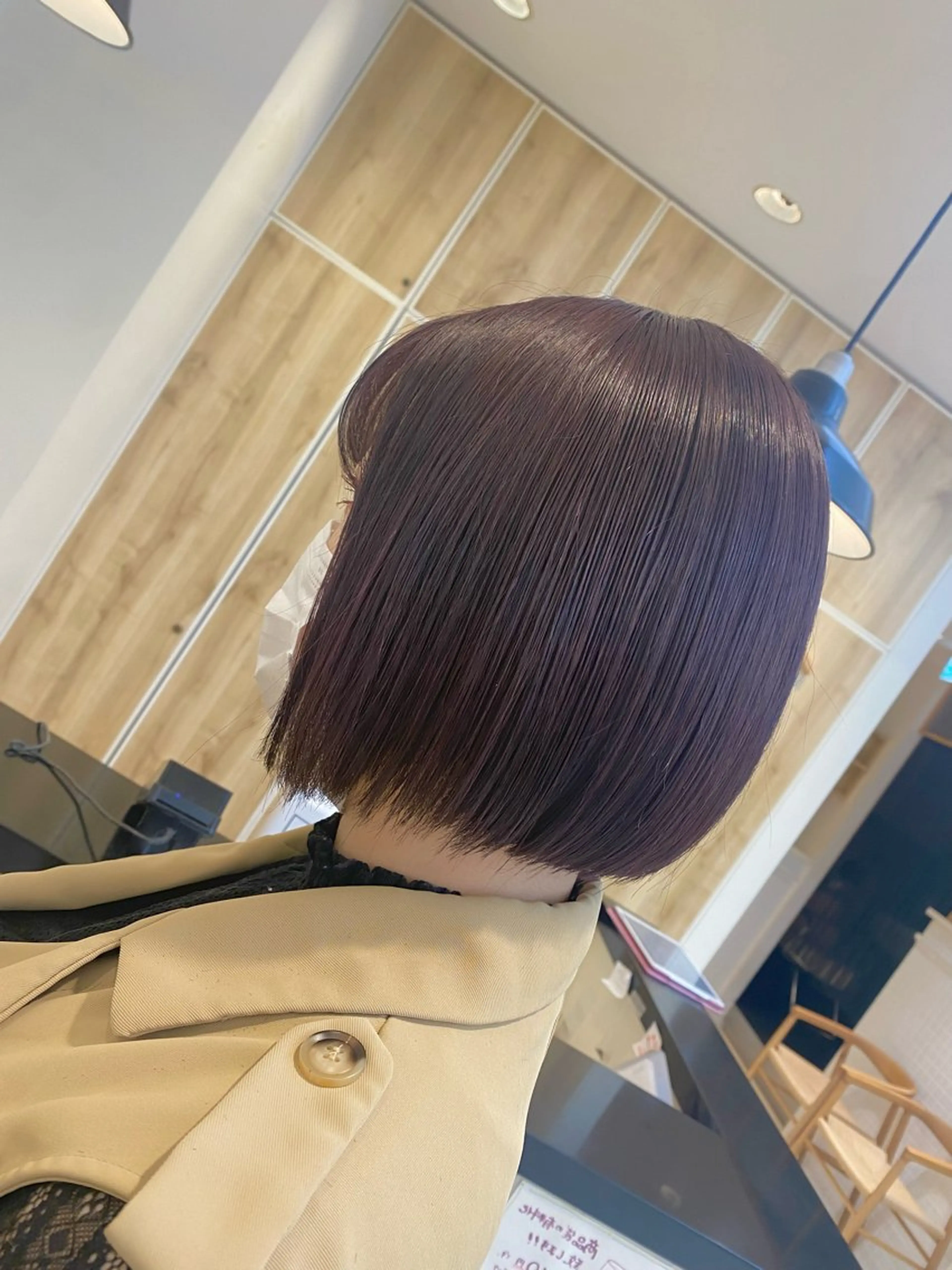 ショート ボブ メンズパーマ 岩成健志郎のヘアスタイル