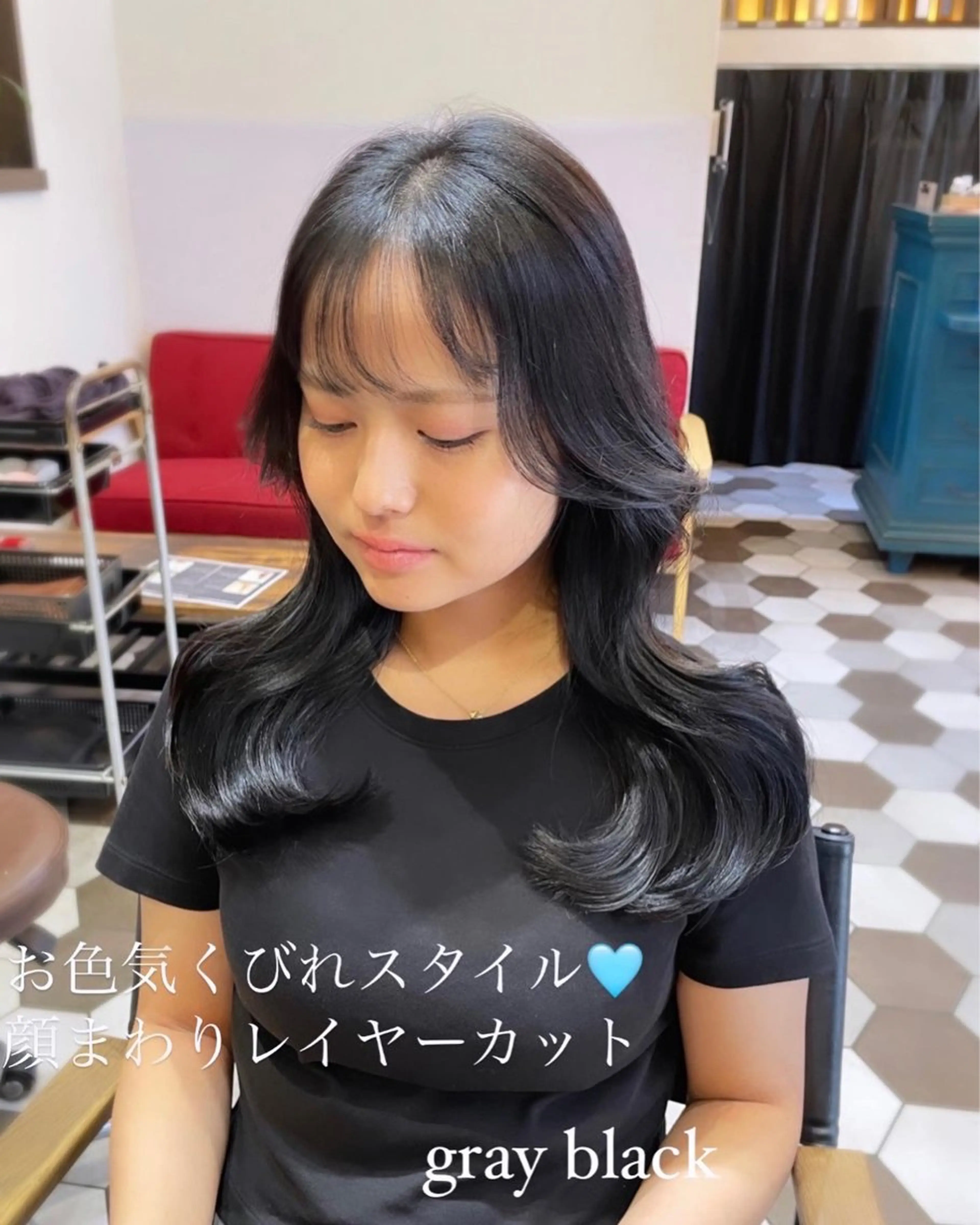 ロング カラー ヘアアレンジ ブラウンカラー ナチュラルブラウン くびれヘア レイヤーカット 酸性縮毛矯正🧴韓国 レイヤー/髪質改善のヘアスタイル