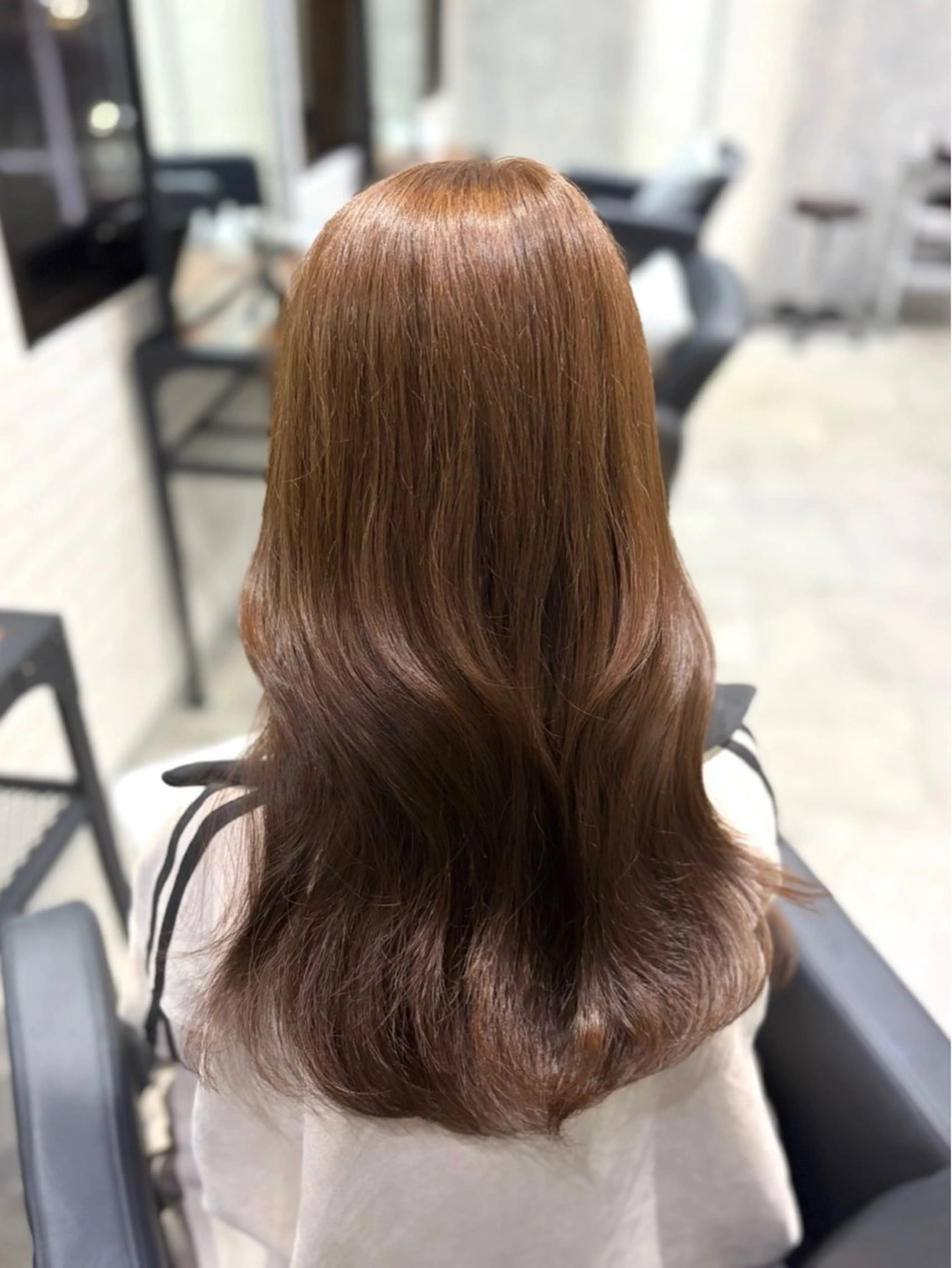 ロング カラー ベージュカラー 透明感カラー カット ヘアカラー トリートメント shiori/透明感 /顔周り/髪質改善のヘアスタイル