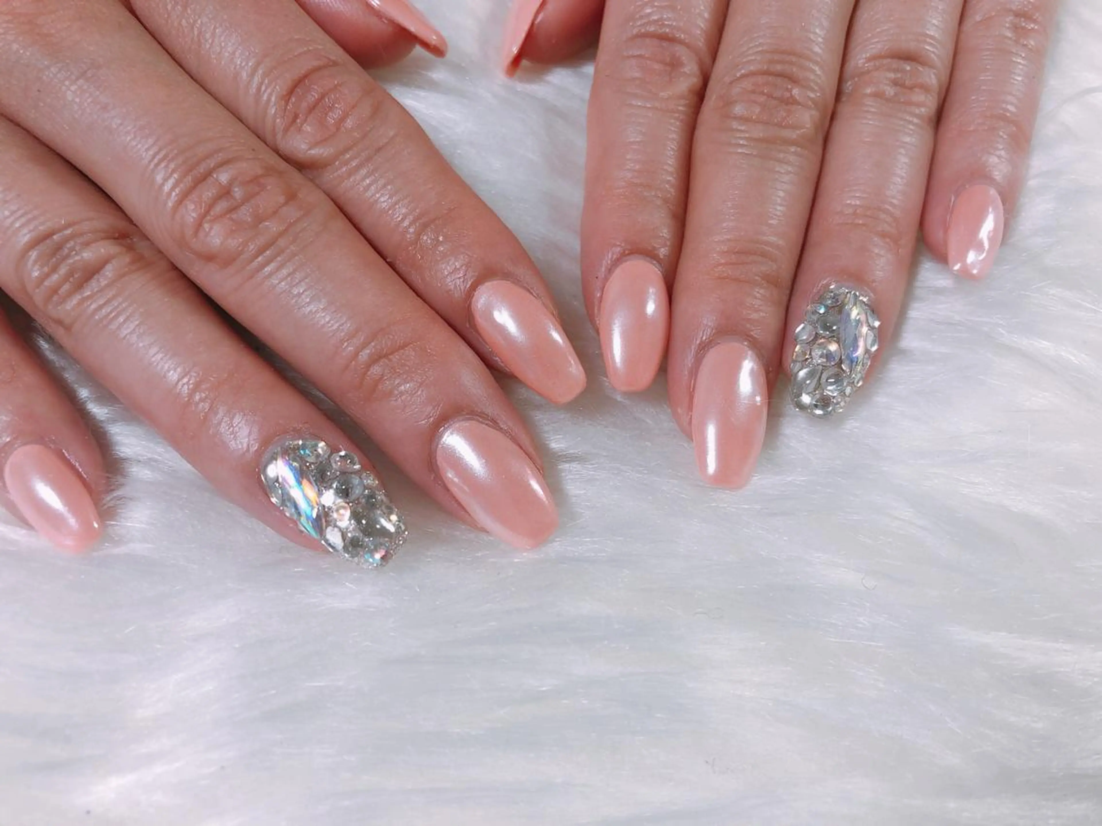 ネイル オーロラネイル kiki nail 二子玉川のネイルデザイン