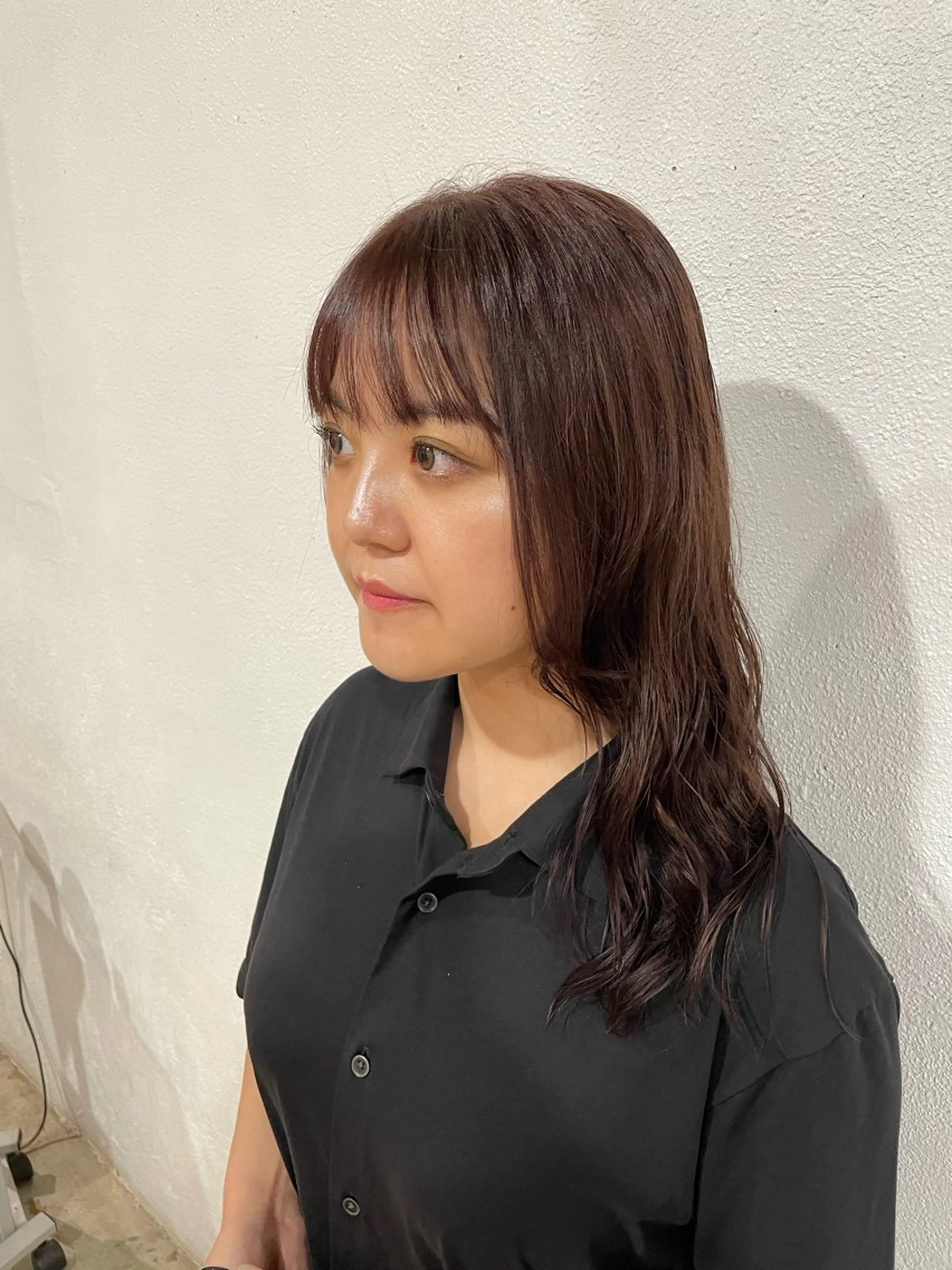 ロング カラー 透明感カラー カット パーマ 【お洒落パーマ】 Elme　肥塚康汰郎のヘアスタイル