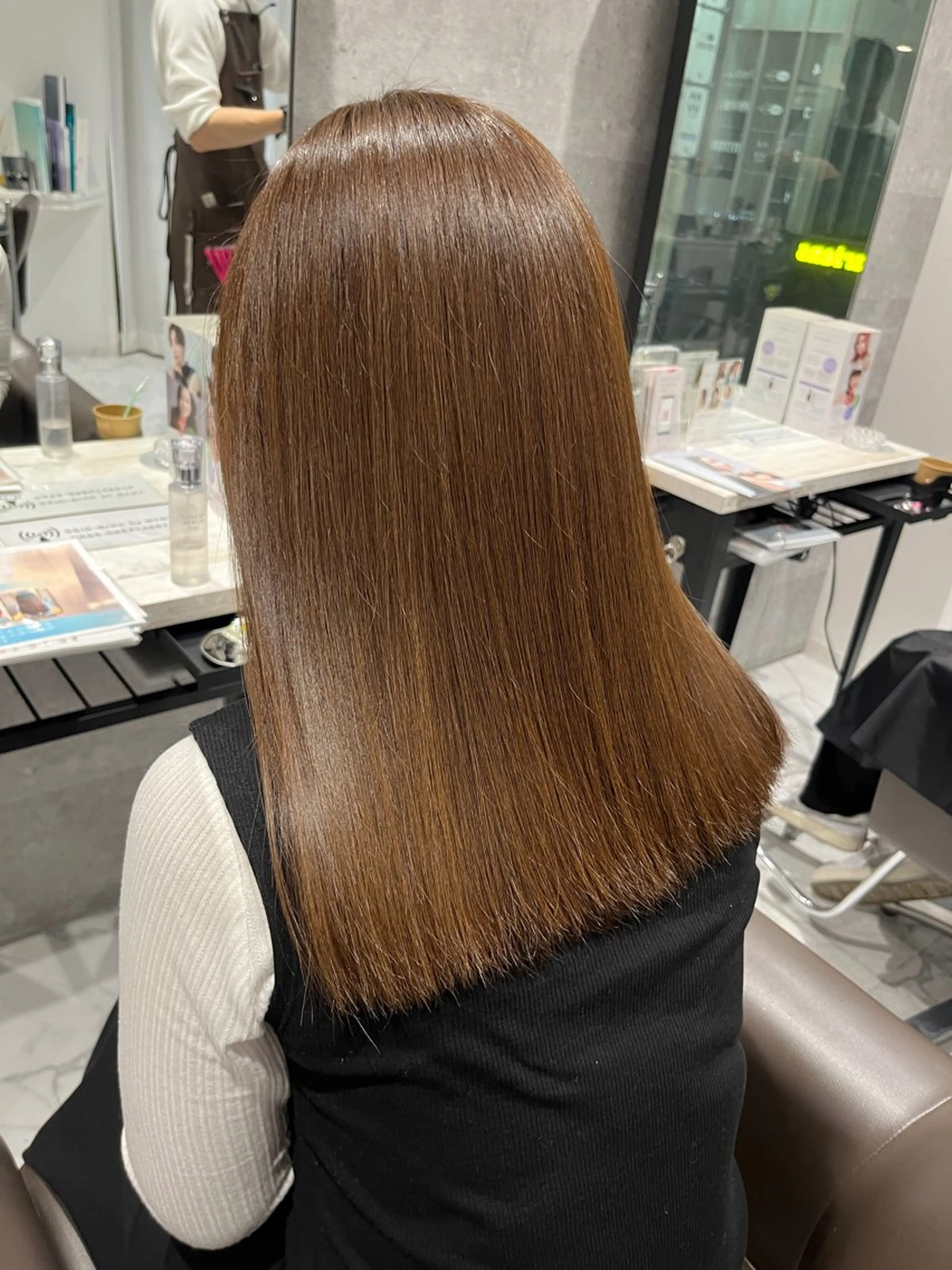 ミディアム カラー Grow by NYNY 坂本 理輝のヘアスタイル