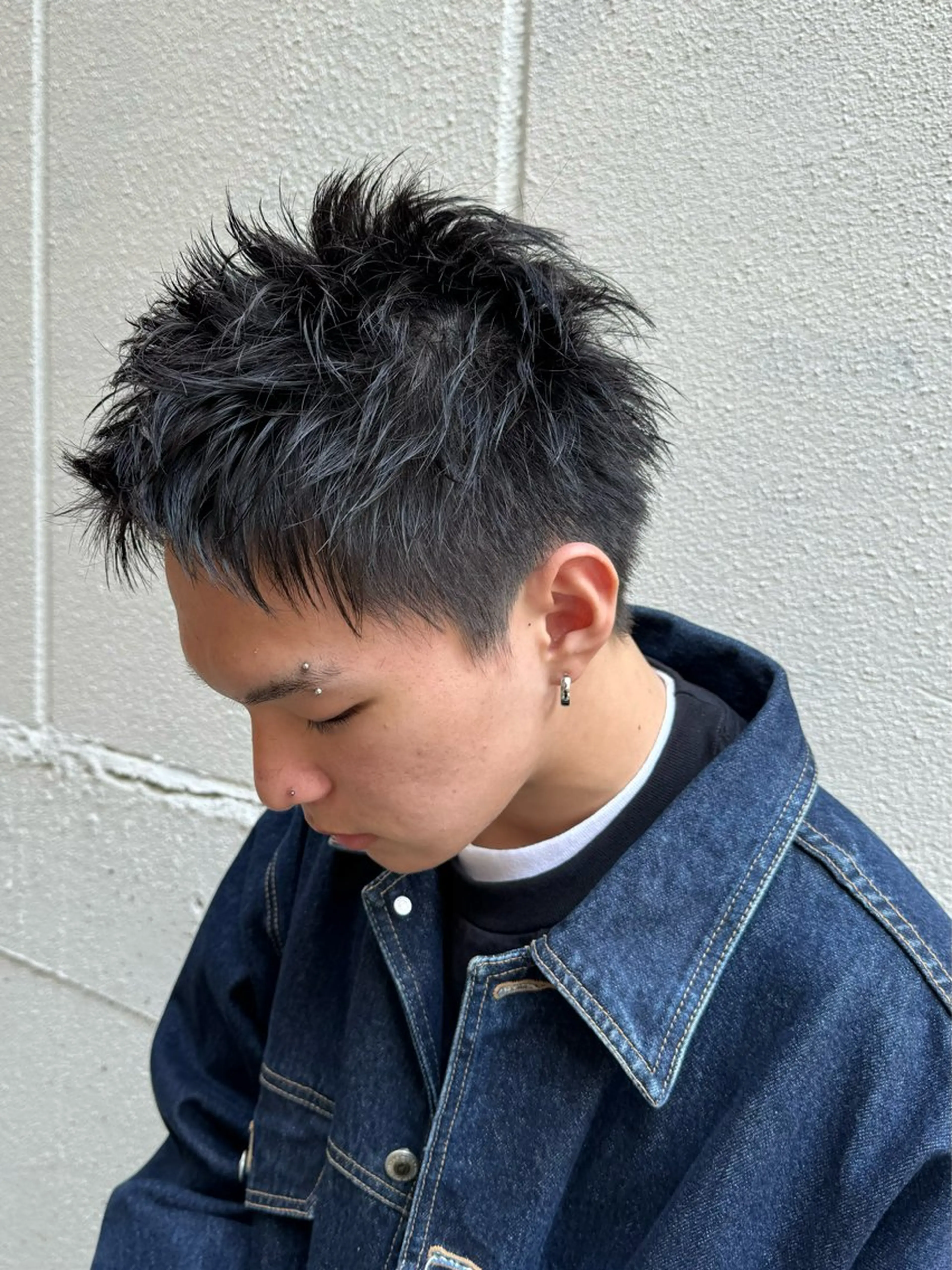 スパイキーショートカットの写真