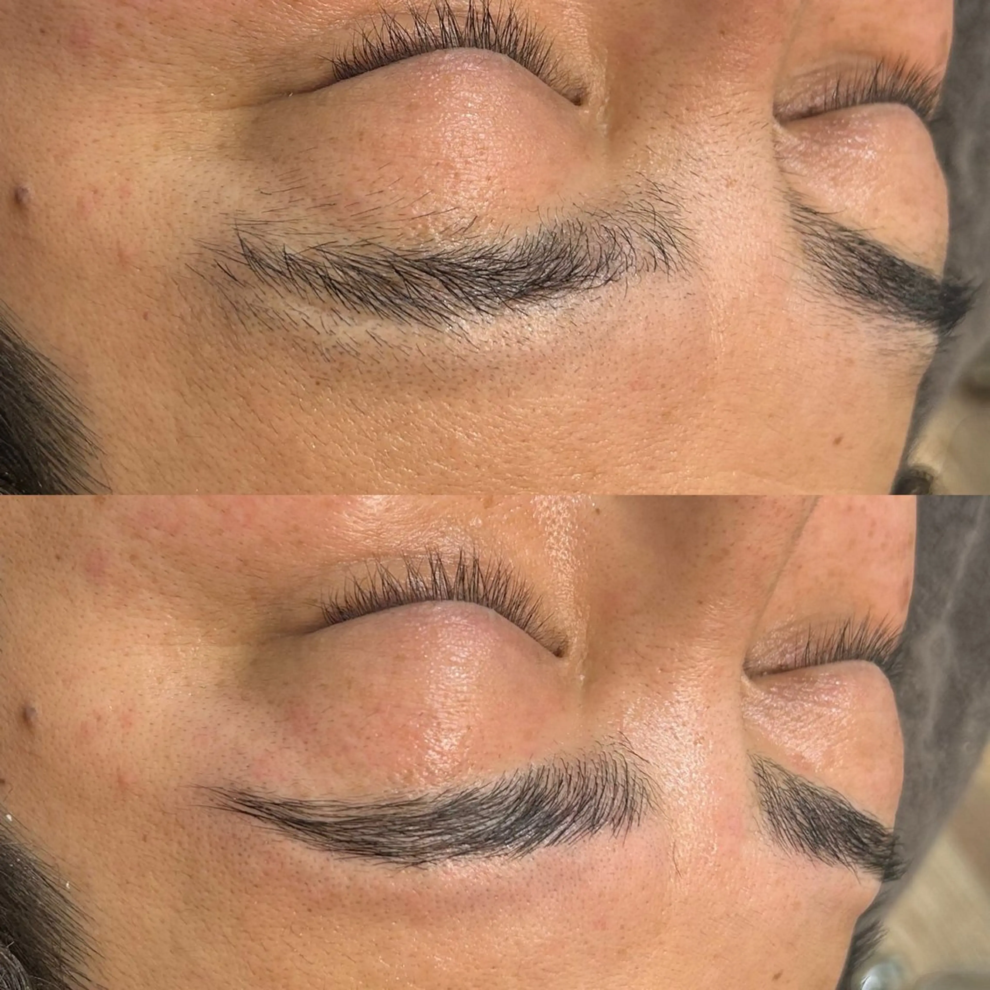 アイブロウ ハリウッドブロウリフト メンズアイブロウ petitchou eyelashのマツエク・マツパデザイン