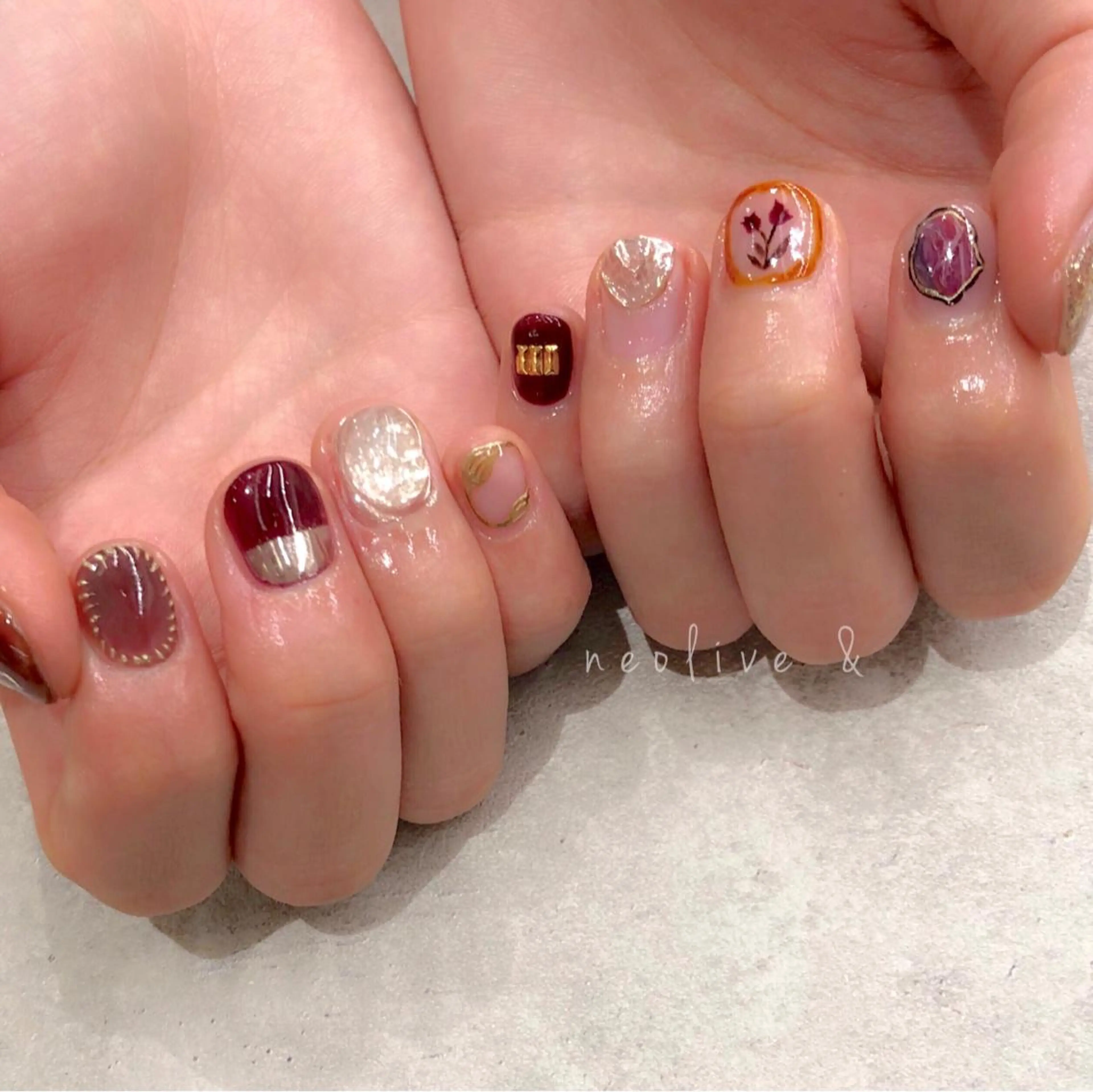 ネイル ハンドネイル Yuriko Omi パラジェル/渋谷のネイルデザイン