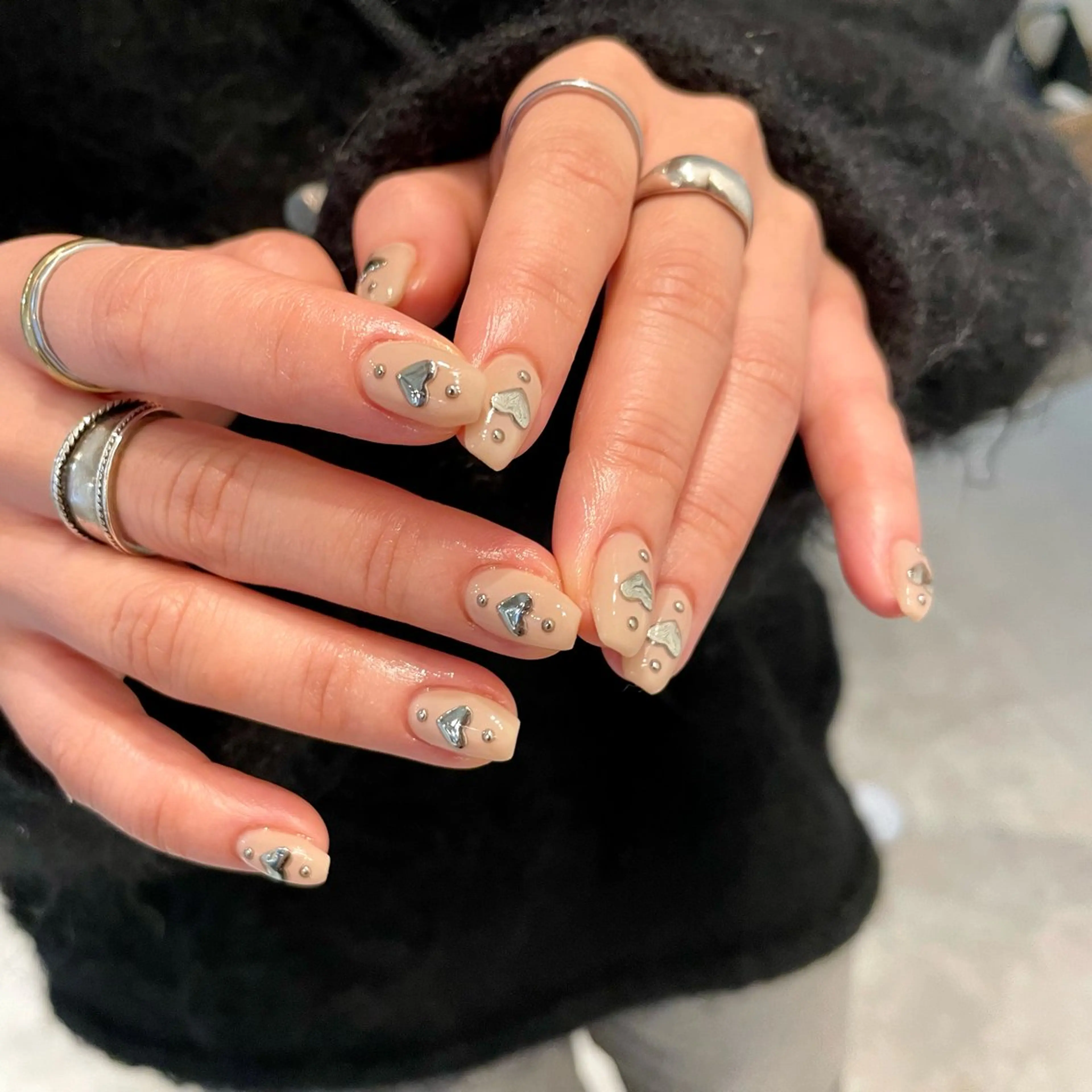 ミディアム m kaori𓃟のネイルデザイン