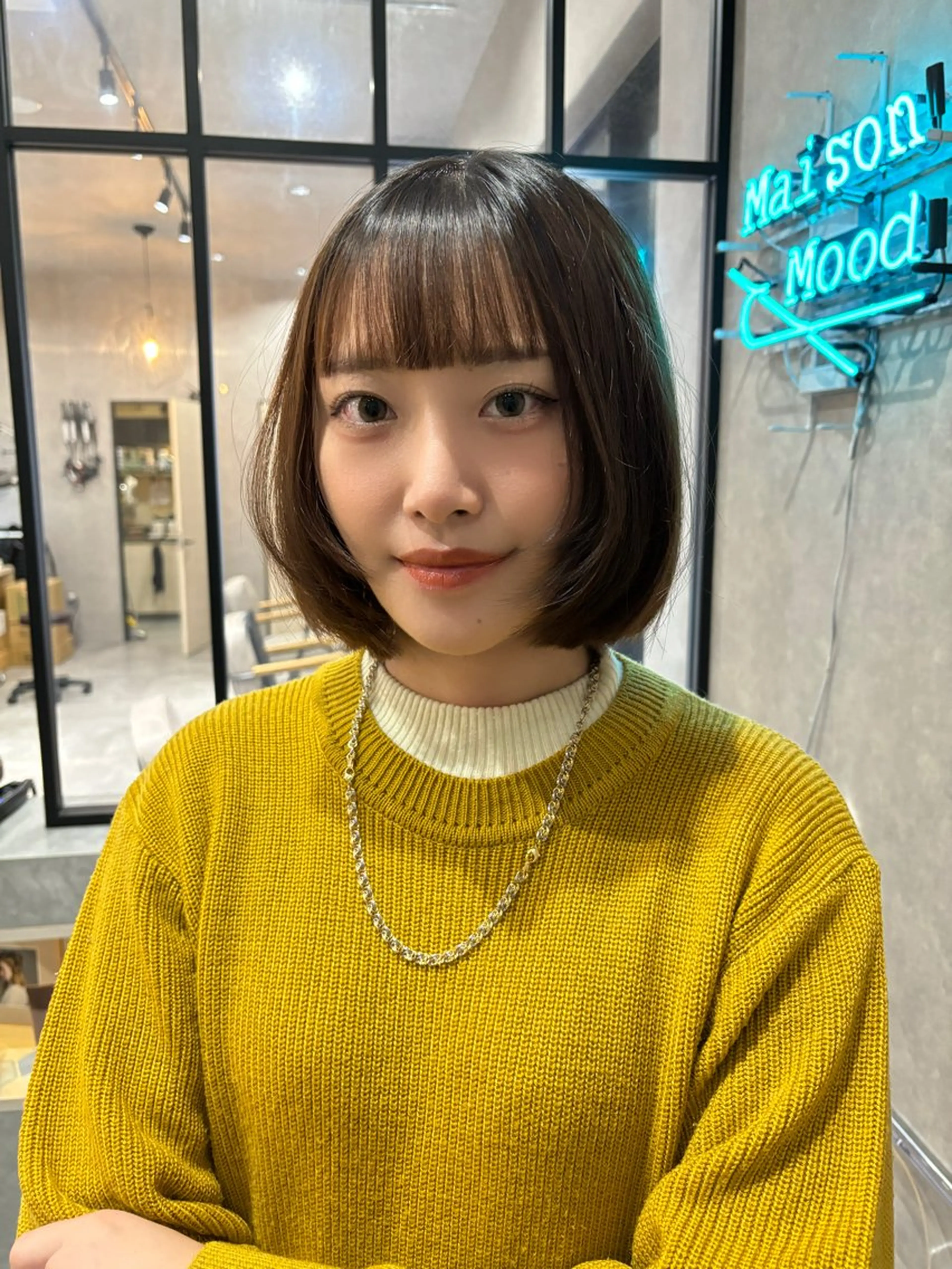 ショート 顔周りカット レイヤーカット カット つちくら あみのヘアスタイル